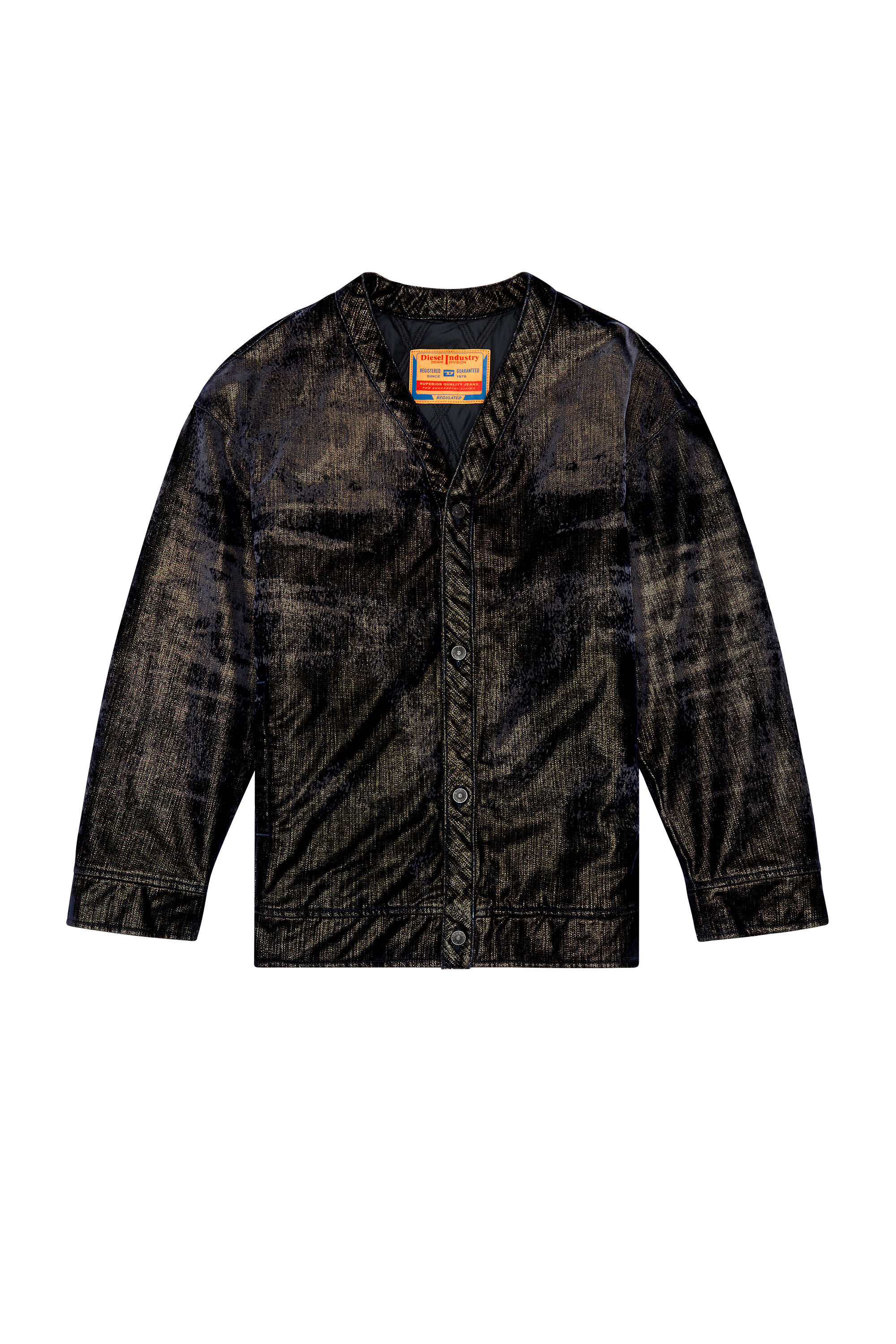 Diesel - D-CONF-S, Chaqueta de denim brillante Hombre in Multicolor - 2