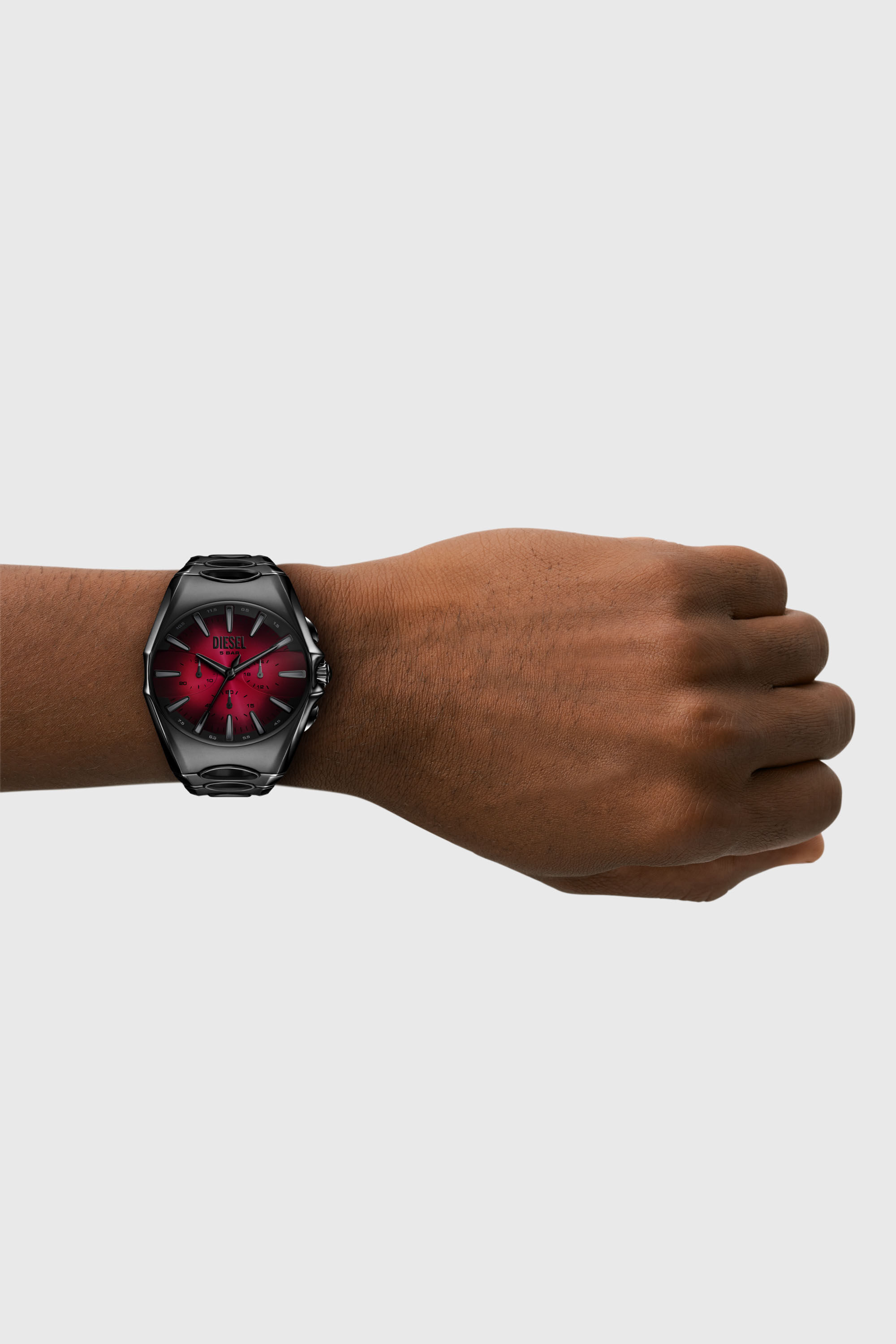Men's D-Curve black stainless steel watch | Black | Diesel US