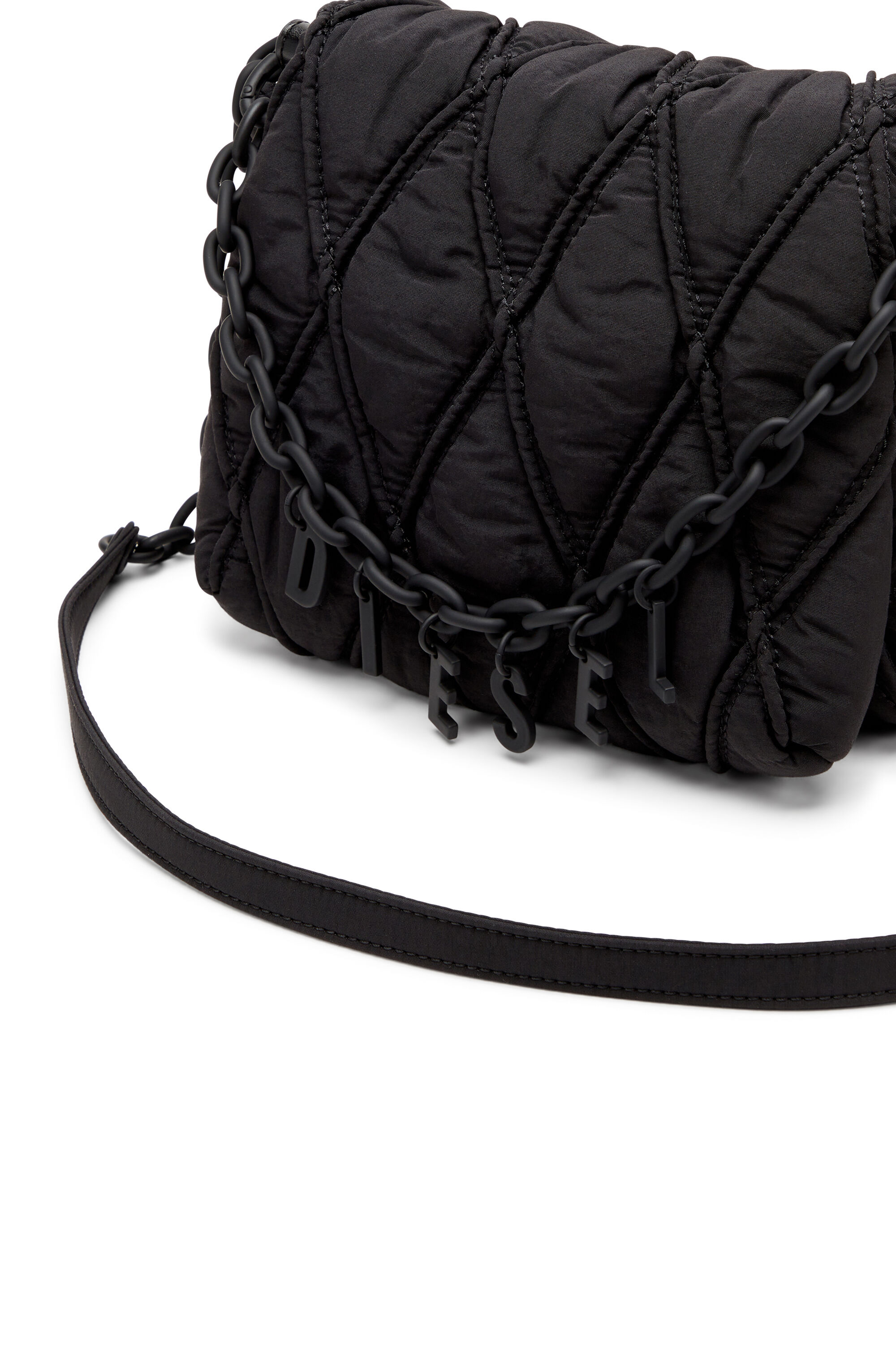 【匿名・未使用】DIESEL CHARM-D SHOULDER BAG Sサイズ CHARM-D SHOULDER S Charm-D S-Small handbag in quilted pop