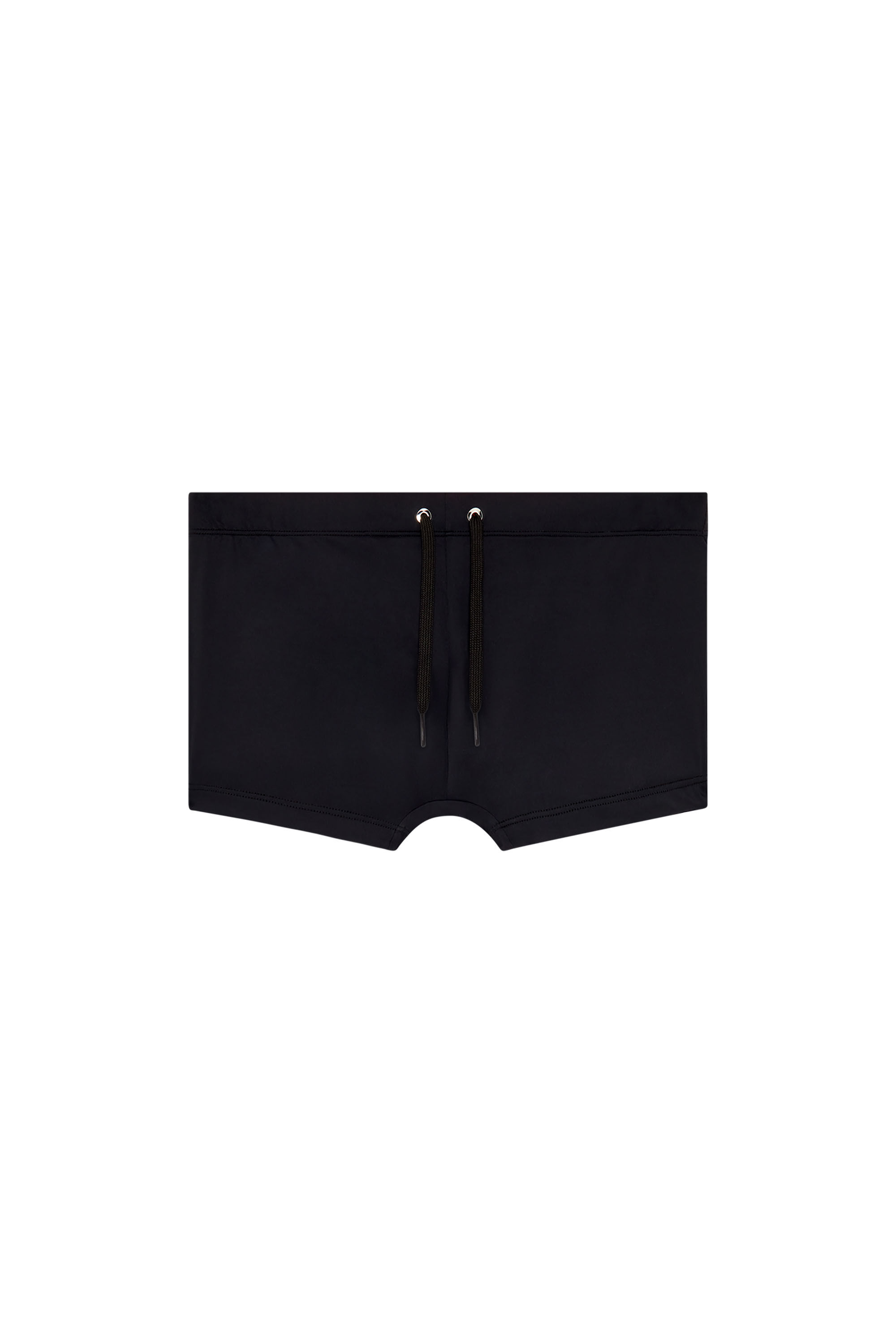 Diesel - BMBX-BRAD, Boxer de bain avec logo imprimé à l'arrière Homme in Noir - 4