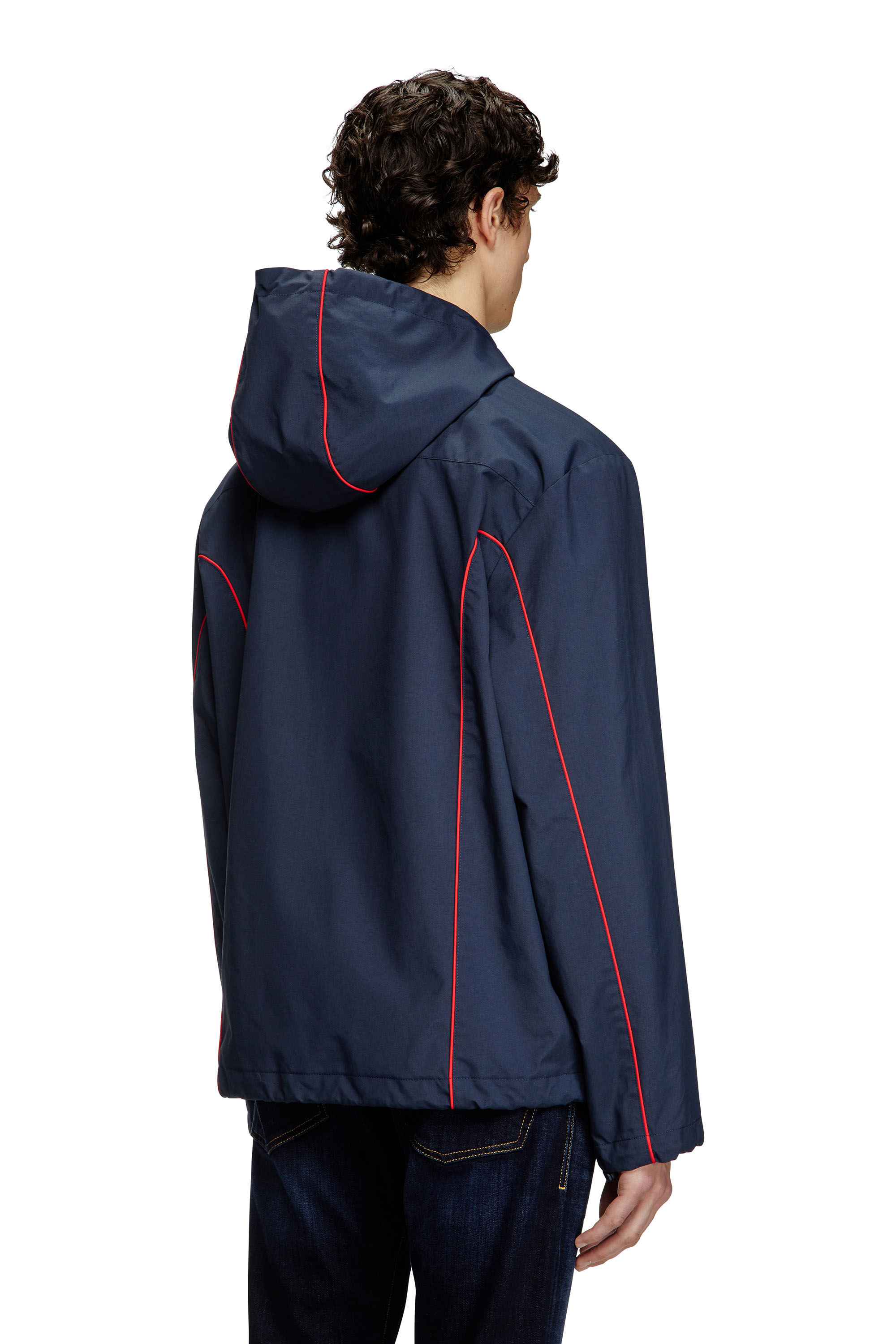 J-HIVES Man: Windbreaker Jacket with contrast piping | Diesel