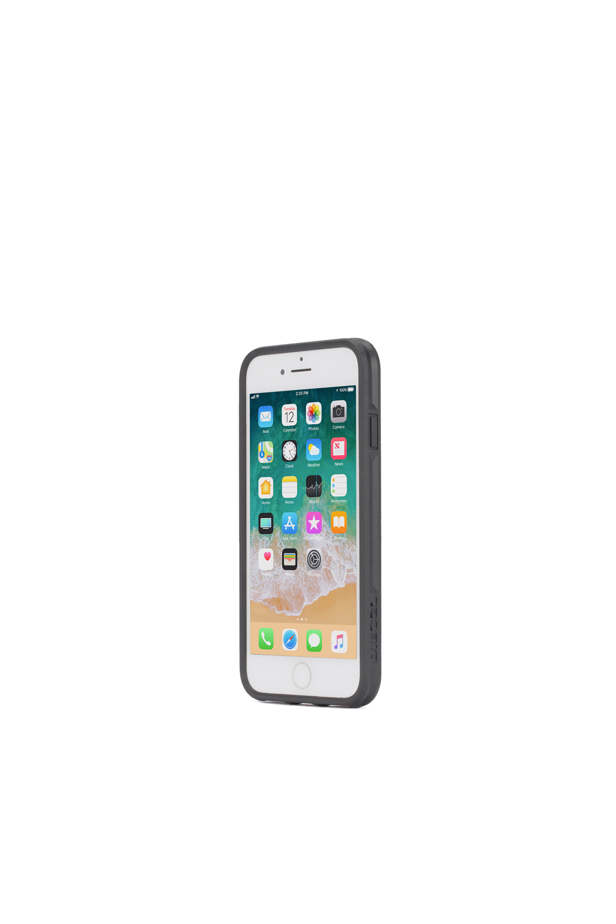 Diesel - BROWN LEATHER IPHONE X CASE, Coque en cuir marron, iPhone X Mixte in Marron - 3