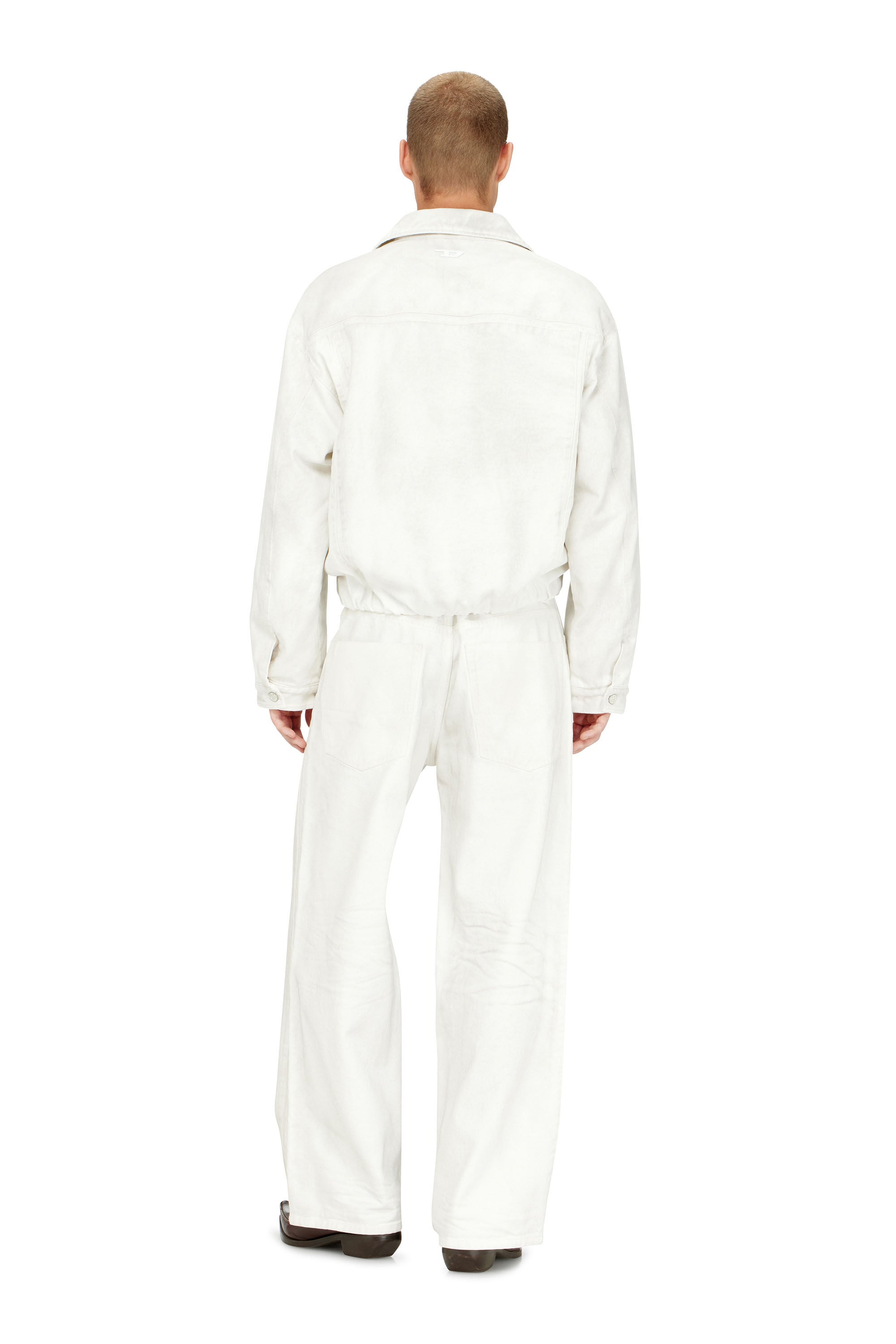 Women's Relaxed Jeans | High Waist 1982 D-Hakou | White | Diesel US