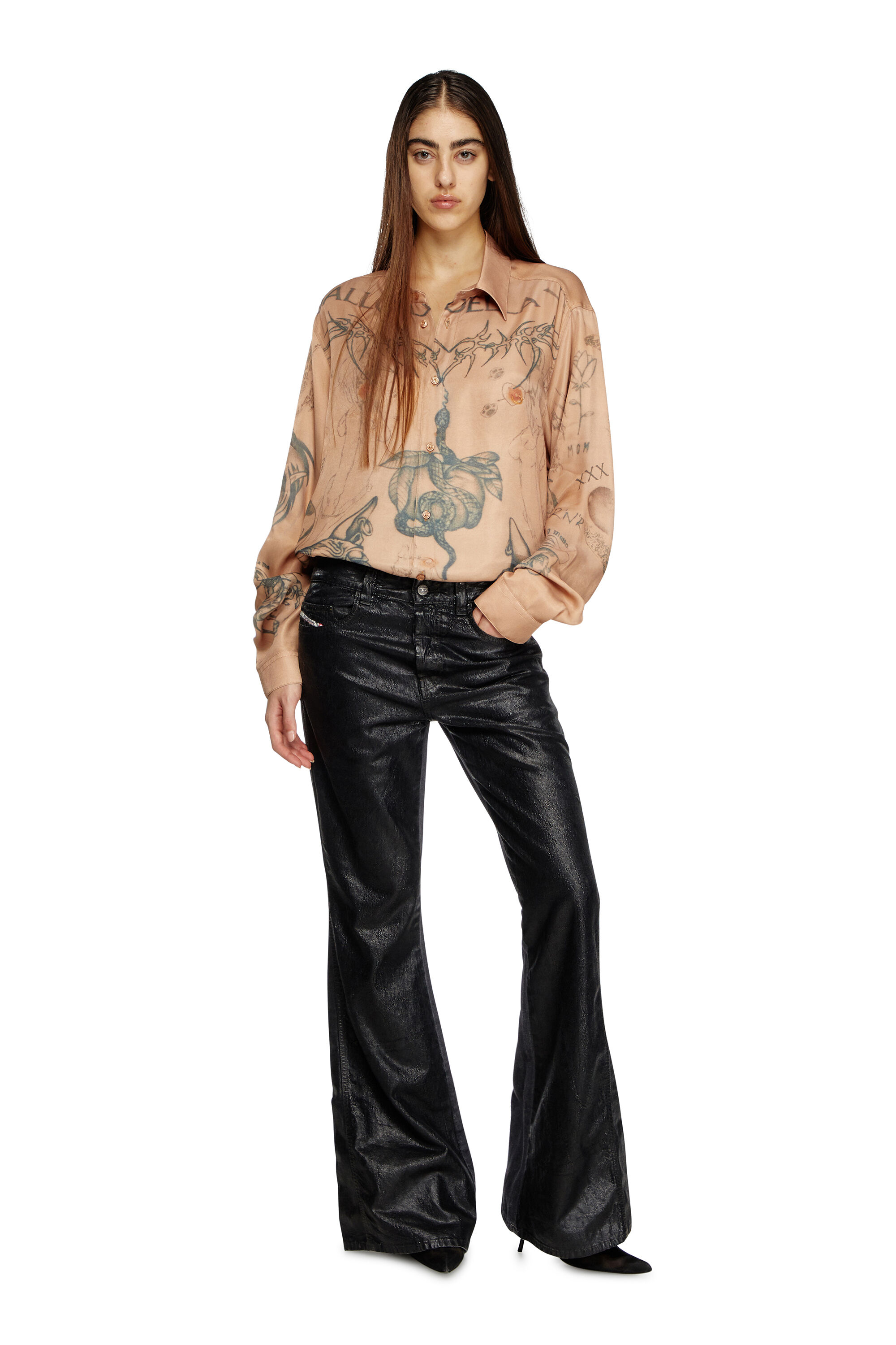 Tシャツ・カットソー DIESEL Women Tunic Tops A19219 0BJBI 33 Beige DIESEL Women Tunic Tops A19219 0BJBI 33 Beige (DIESEL/T