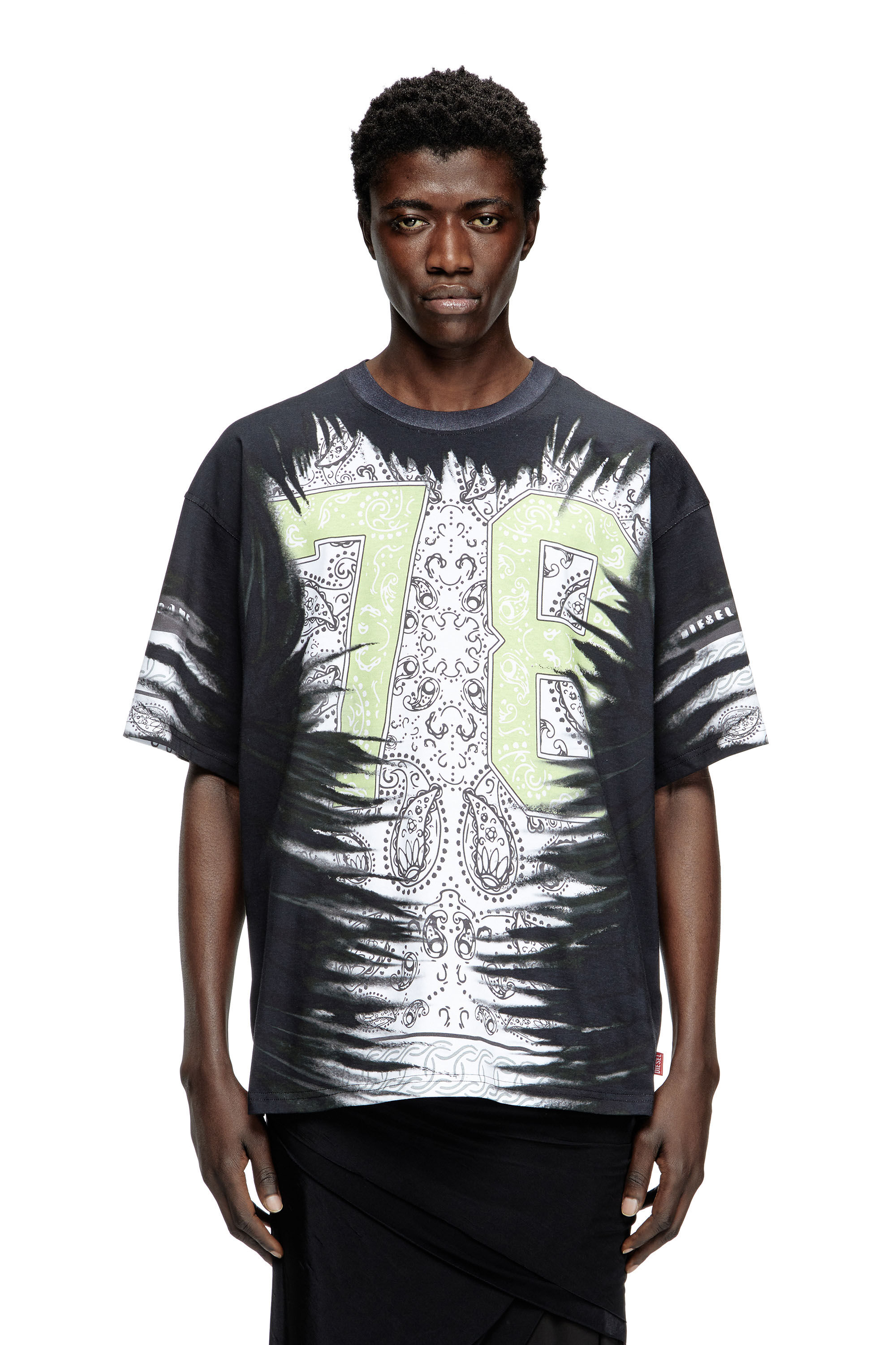 【DIESEL】t-boxt-78-r1 Gray T-Boxt-78-R1 T-shirt by Diesel on Sale