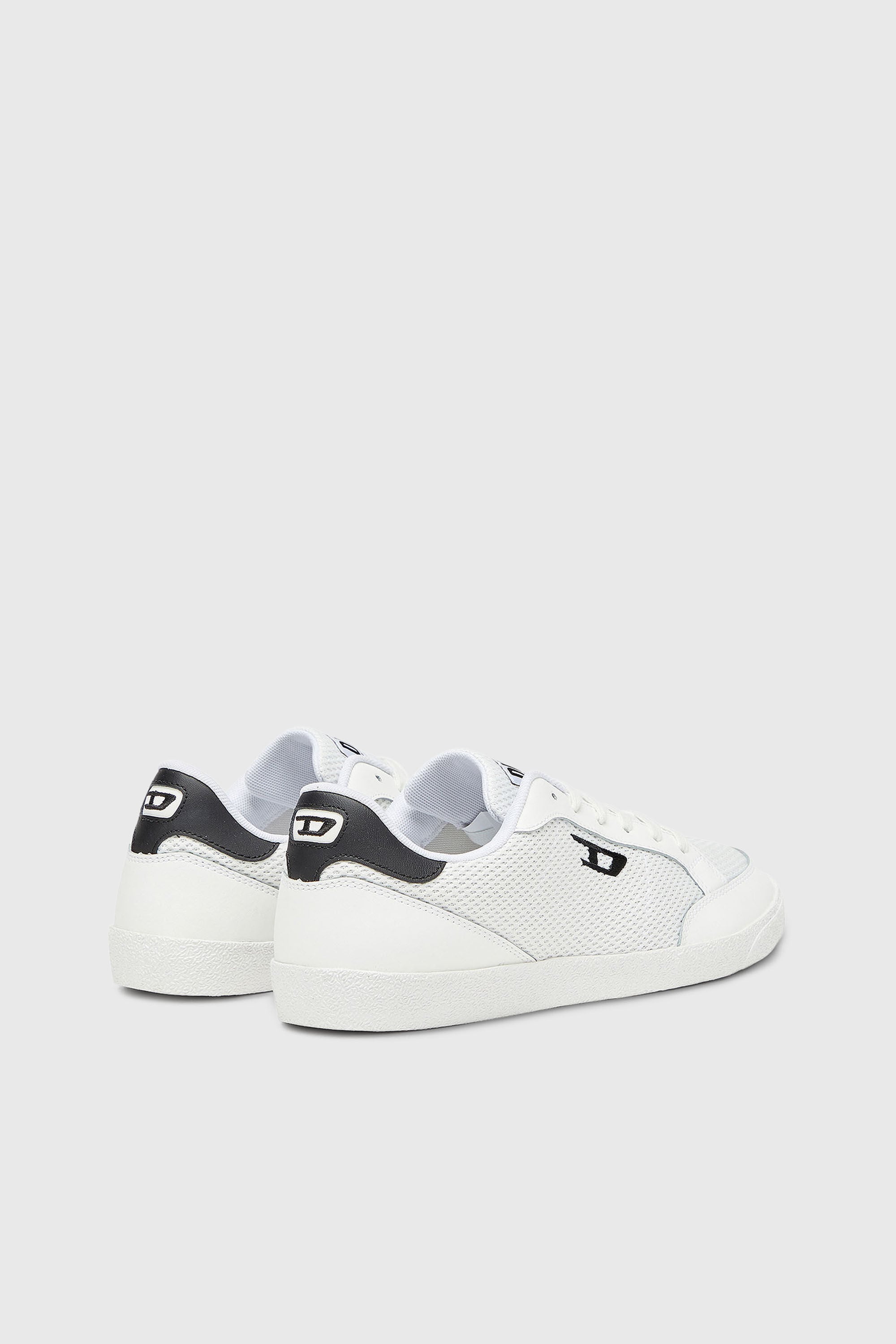 Diesel - S-D-LEO LOW, Man's D-Leo - Sneakers in mesh with logo in White - 3