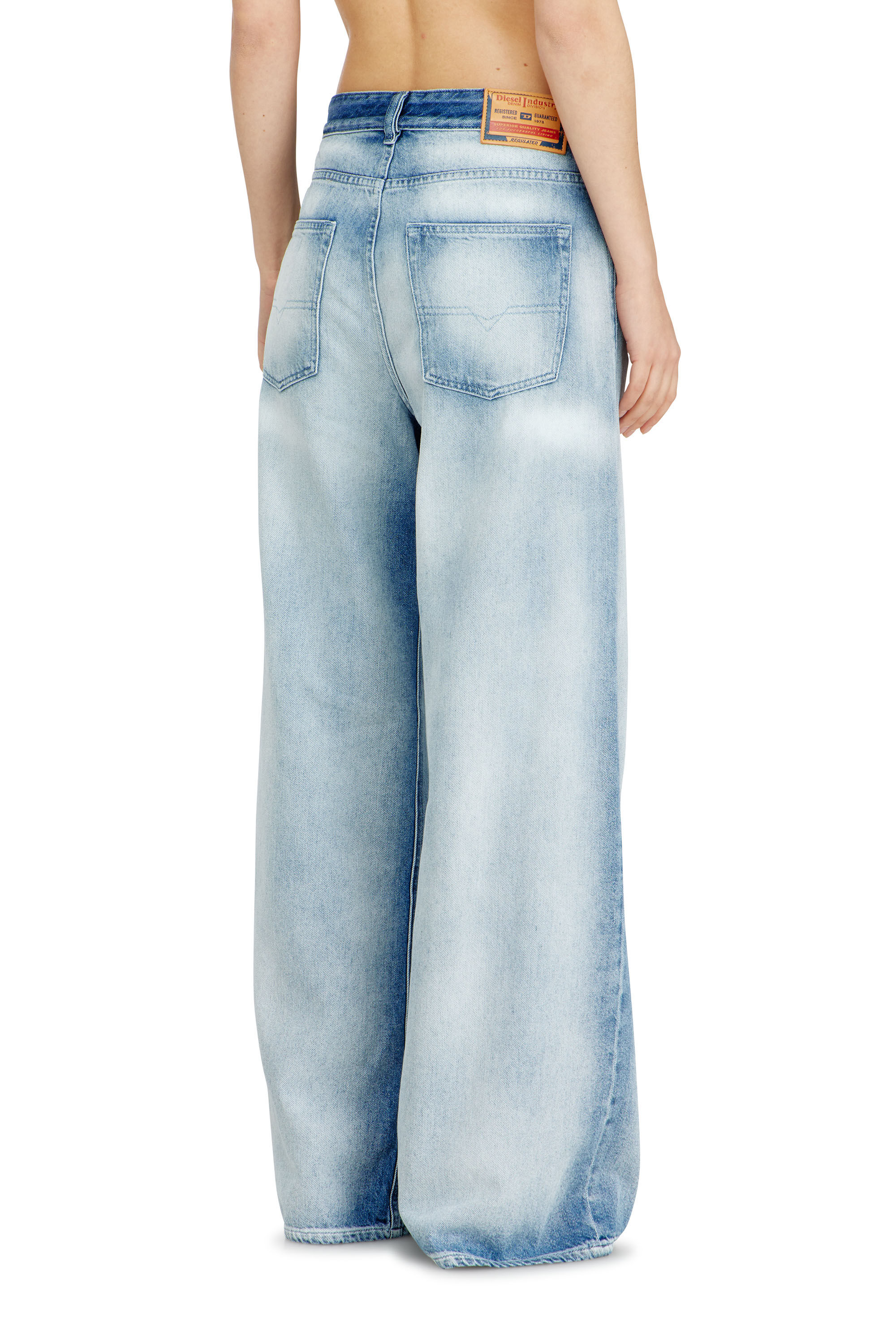 Diesel - Relaxed Jeans 1996 D-Sire 09P29 Mujer, Azul Claro - 4