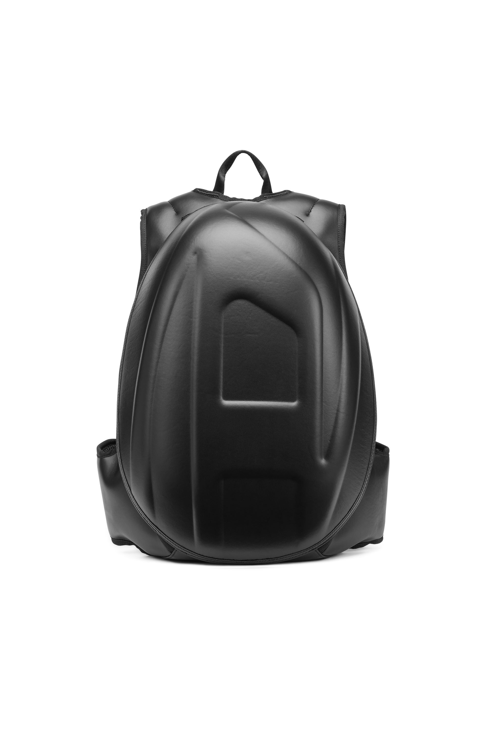Diesel - 1DR-POD BACKPACK, Male's 1DR-Pod Backpack - Hard shell leather backpack in Black - 1