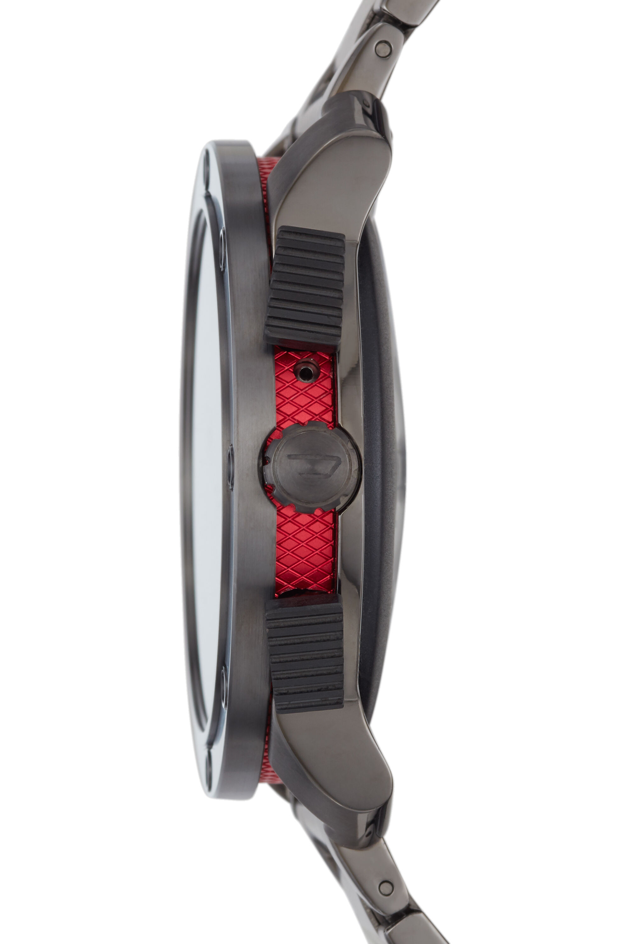 Diesel - DT2017, Montre connectée Axial en acier inoxydable gris plomb Homme in Gris - 3