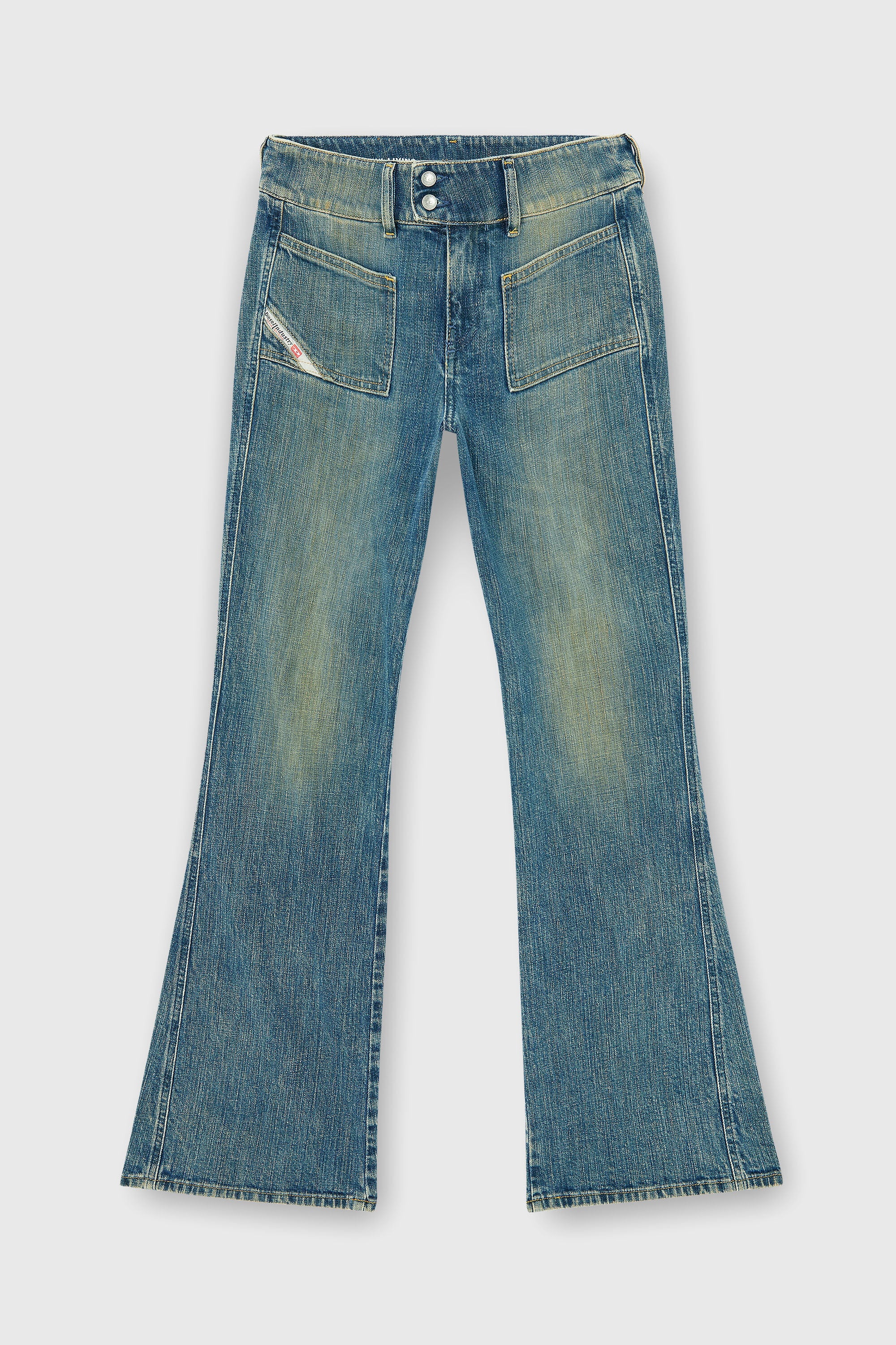 Diesel - Bootcut Jeans D-Hush 007EJ Mujer, Azul medio - 6