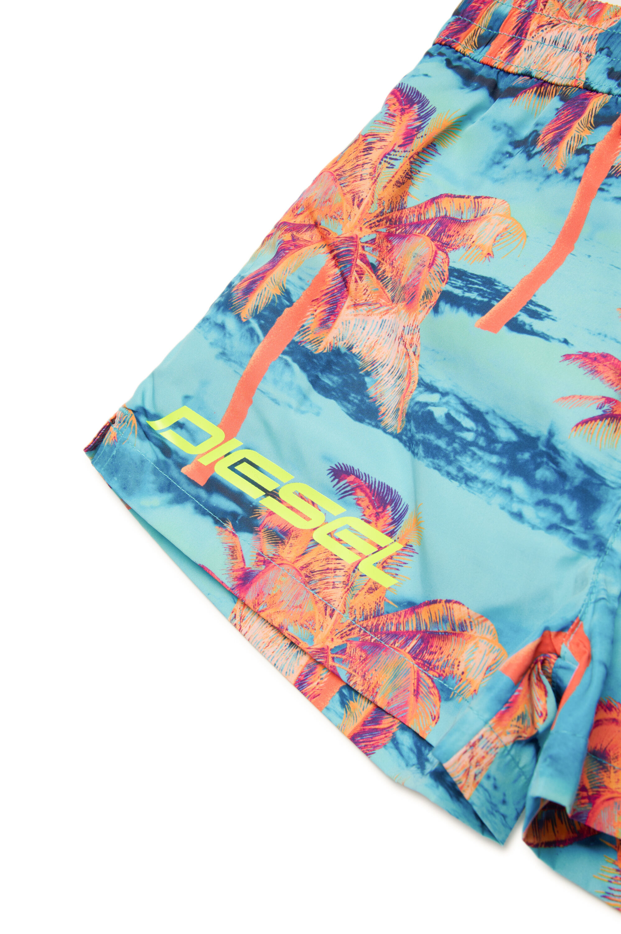 Boy'sSwim shorts with palm tree print | Multicolor | Diesel US