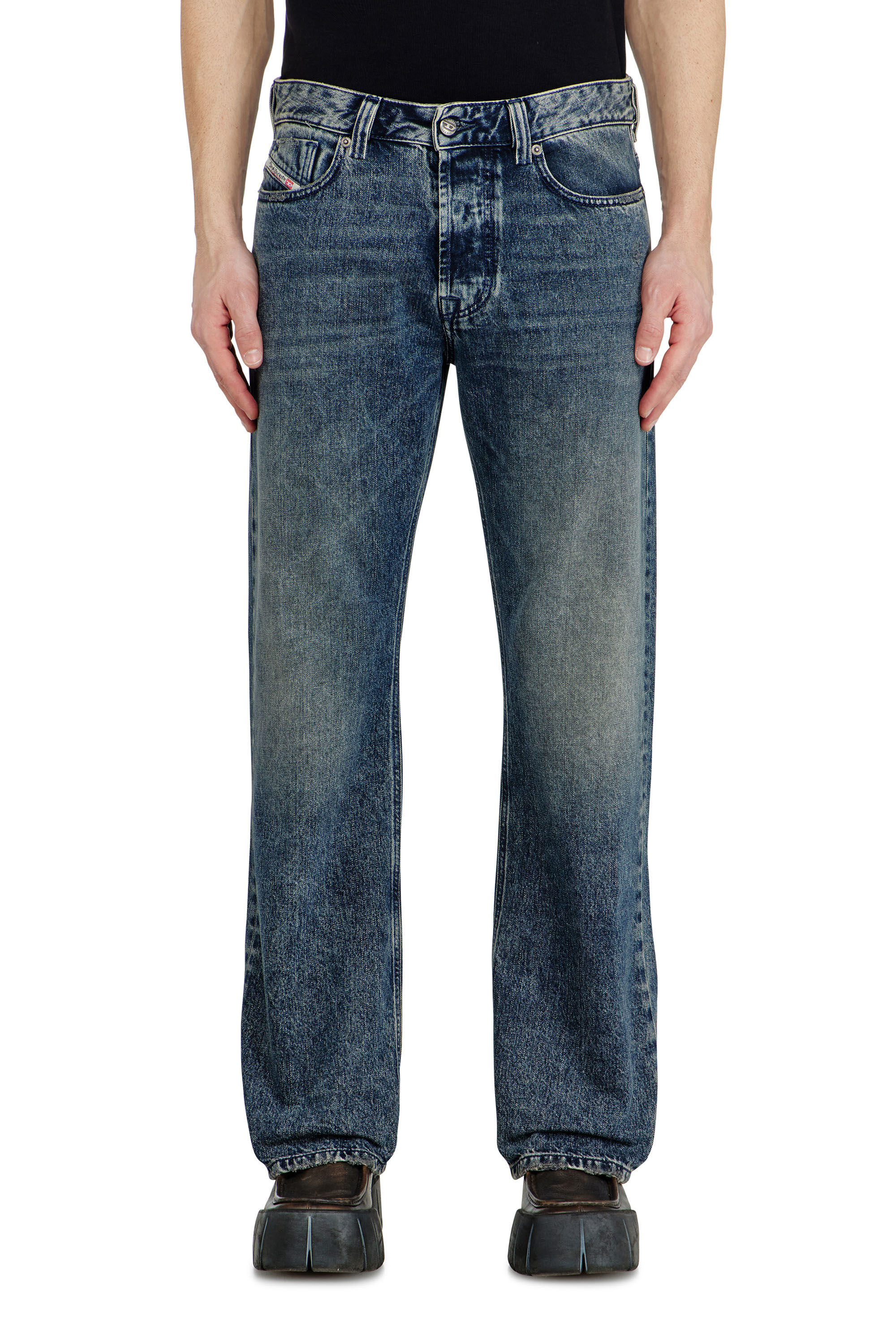 Men's Relaxed Jeans | Dark Blue | Diesel 1980 D-Eeper