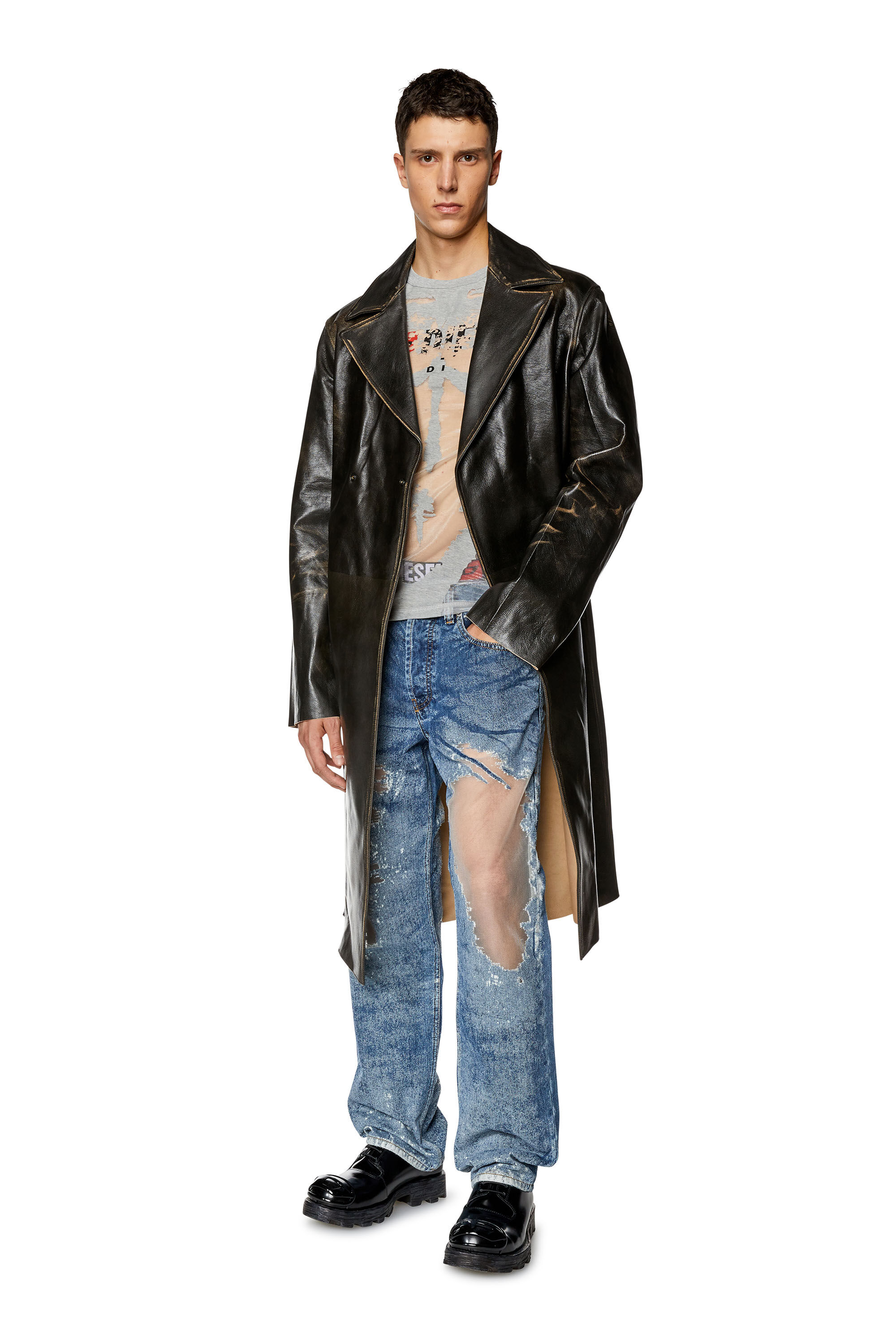 Diesel - Man's Straight Jeans 2010 D-Macs 068JH, Medium blue - 1
