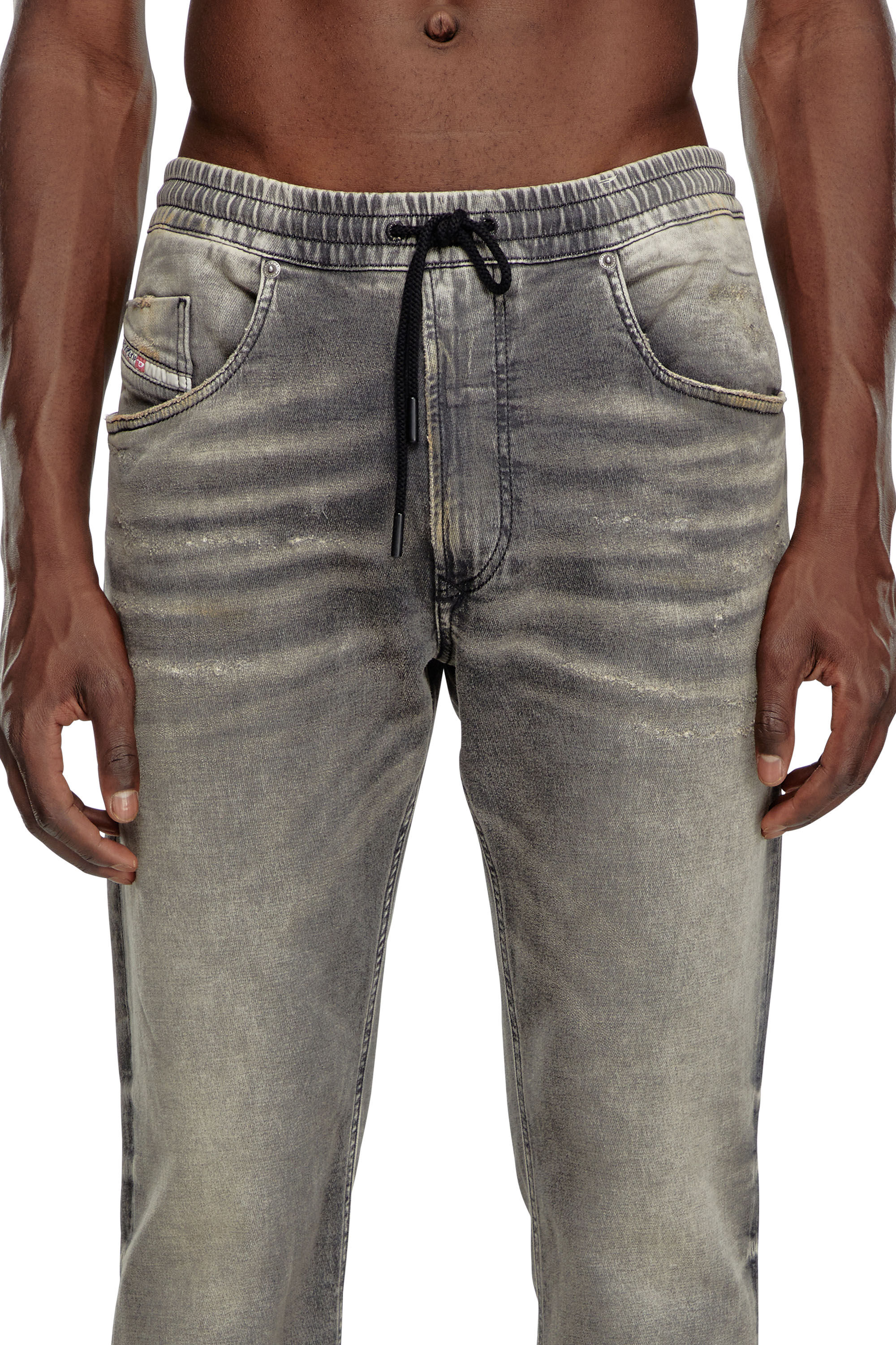 Diesel - Male's Regular 2030 D-Krooley Joggjeans® 068LQ, Grey - 5