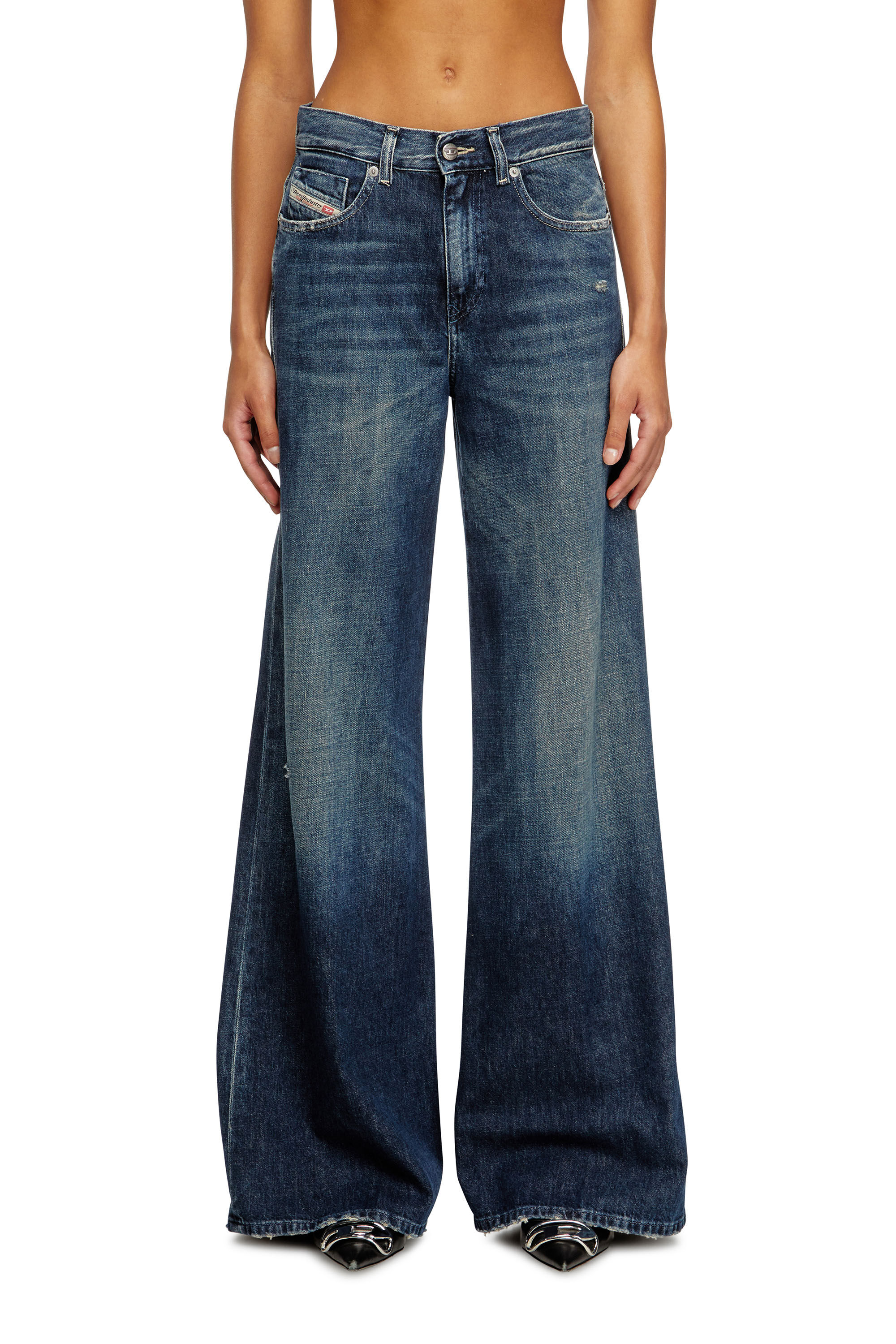 Women's Flare Jeans | Dark Blue | Diesel 1978 D-Akemi