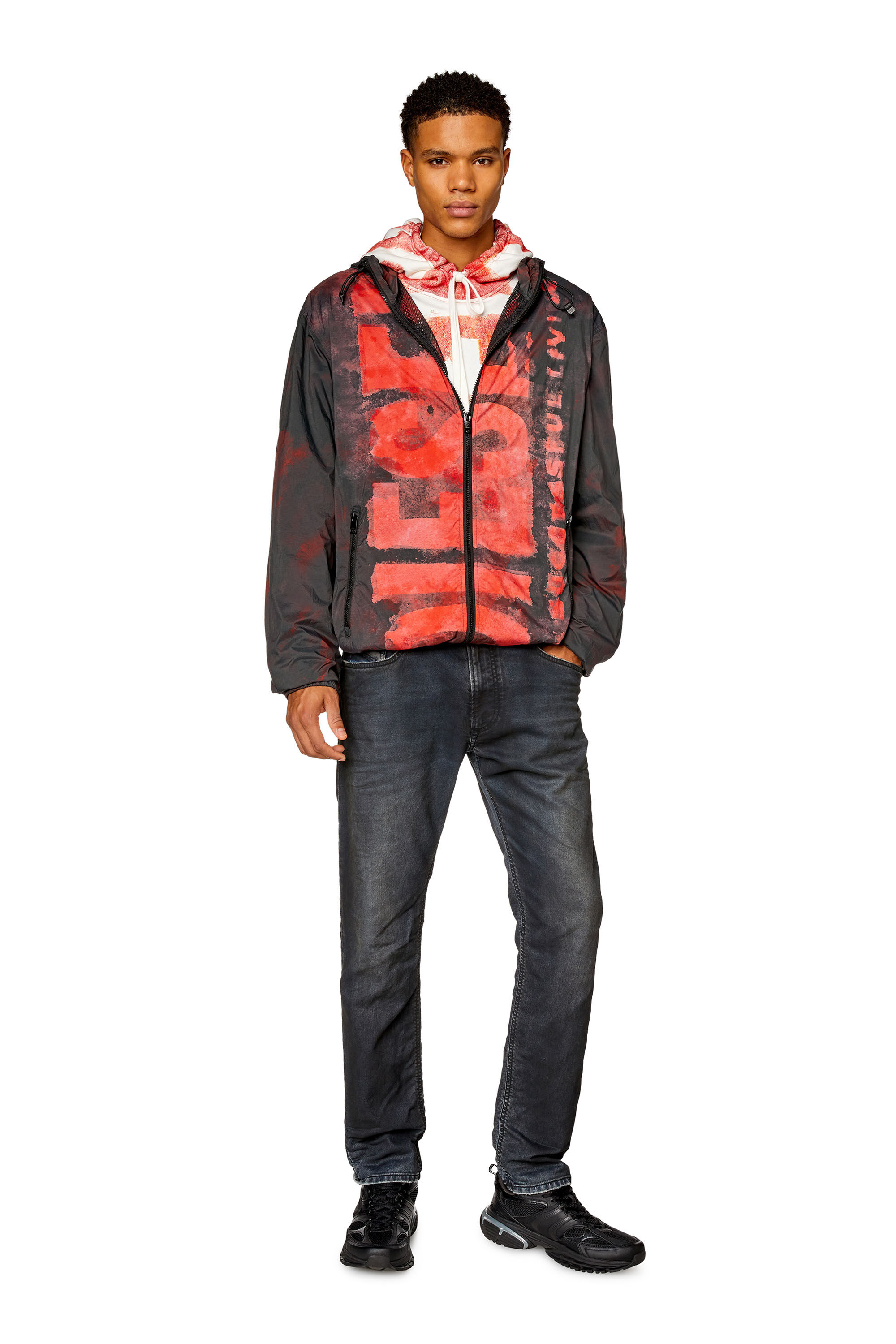 Diesel - Male's Regular 2030 D-Krooley Joggjeans® 068JC, Dark Blue - 1