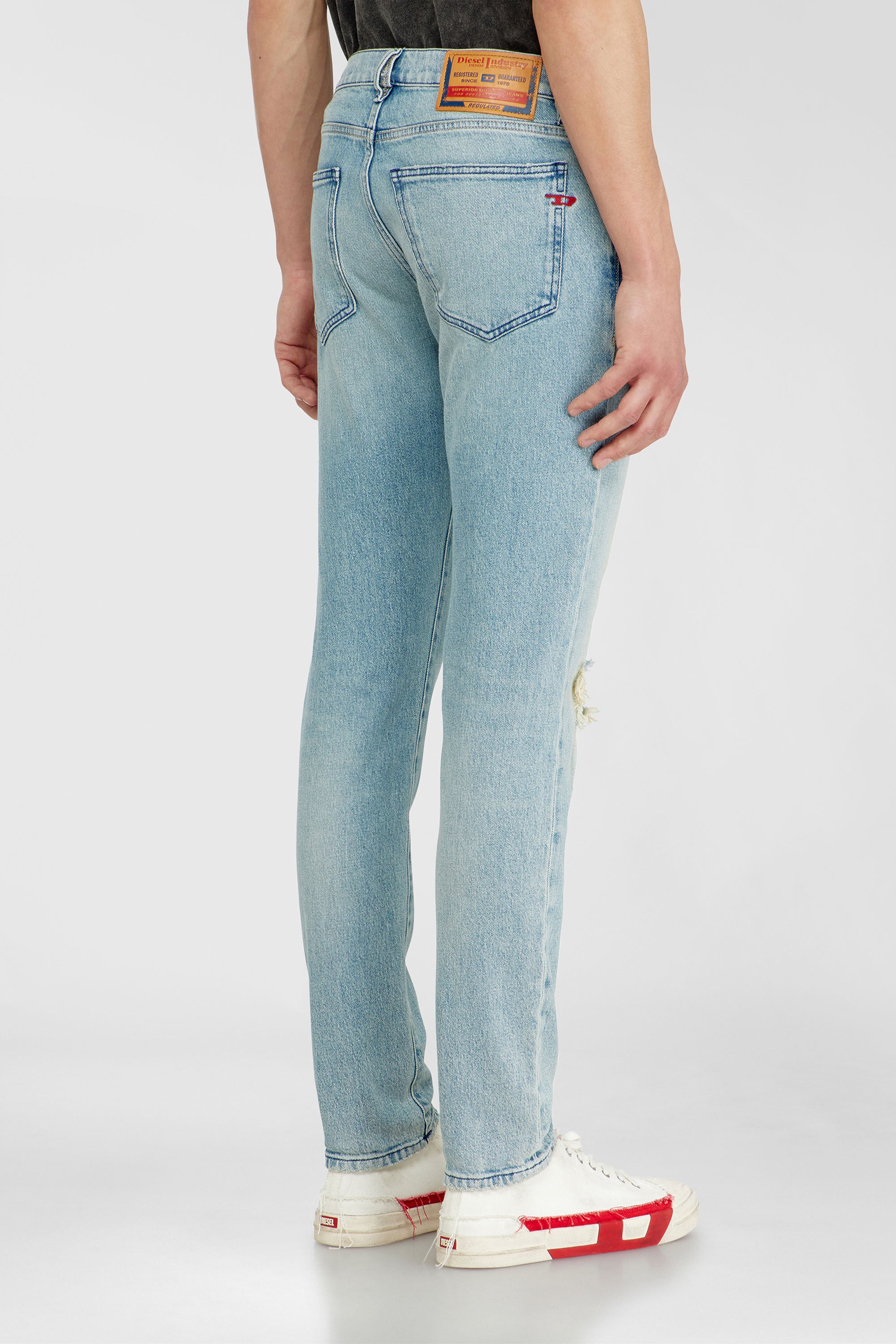 Diesel - Man's Slim Jeans 2019 D-Strukt 09Q10, Light Blue - 5