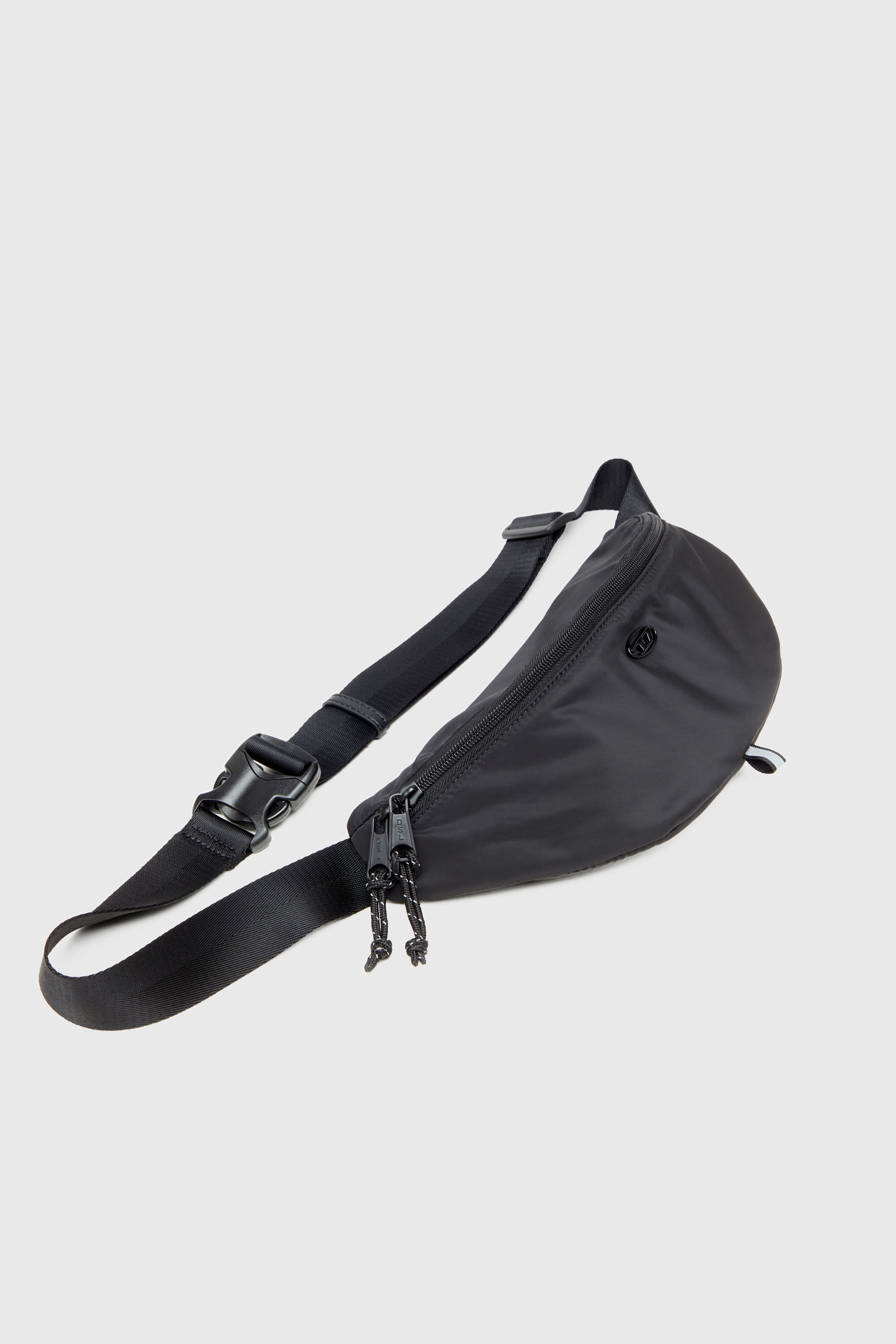 Diesel - D-PACK BELTBAG X, D-Pack-Ri&ntilde;onera de tejido con un toque de sat&eacute;n Hombre in Negro - 6