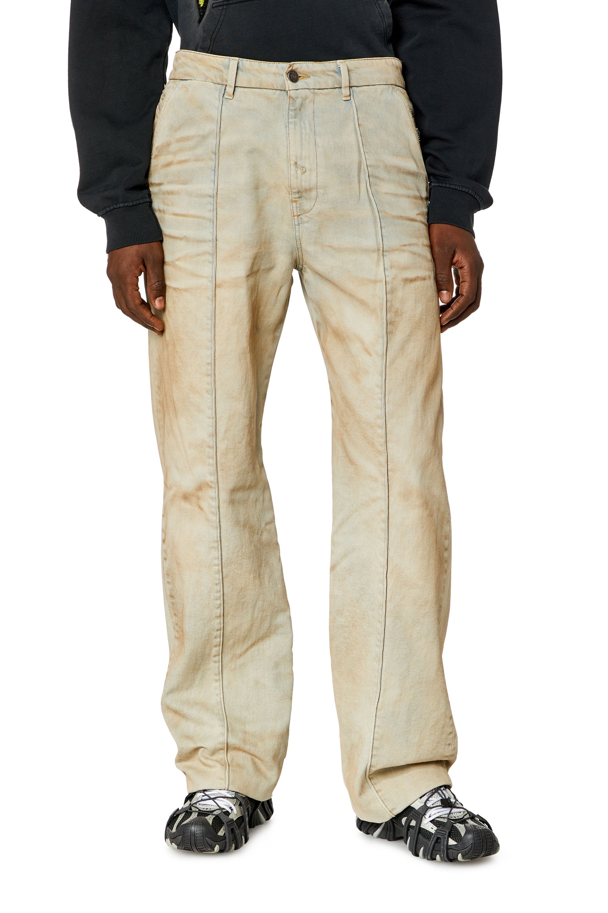 Diesel - Man's Relaxed Jeans D-Chino-Work 0JGAS, Light Blue - 3