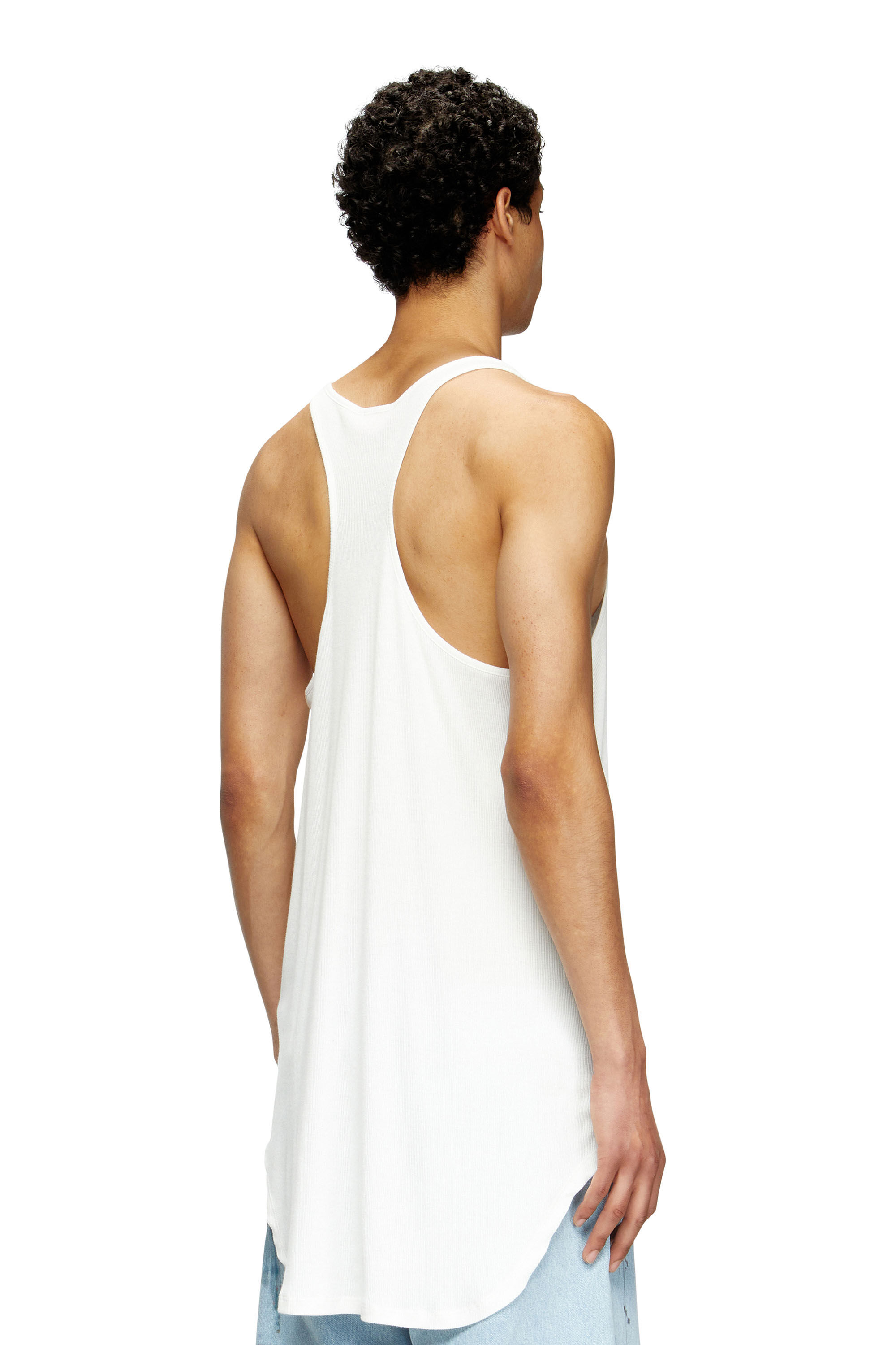 Women's Tank top with graphic print | White | Diesel