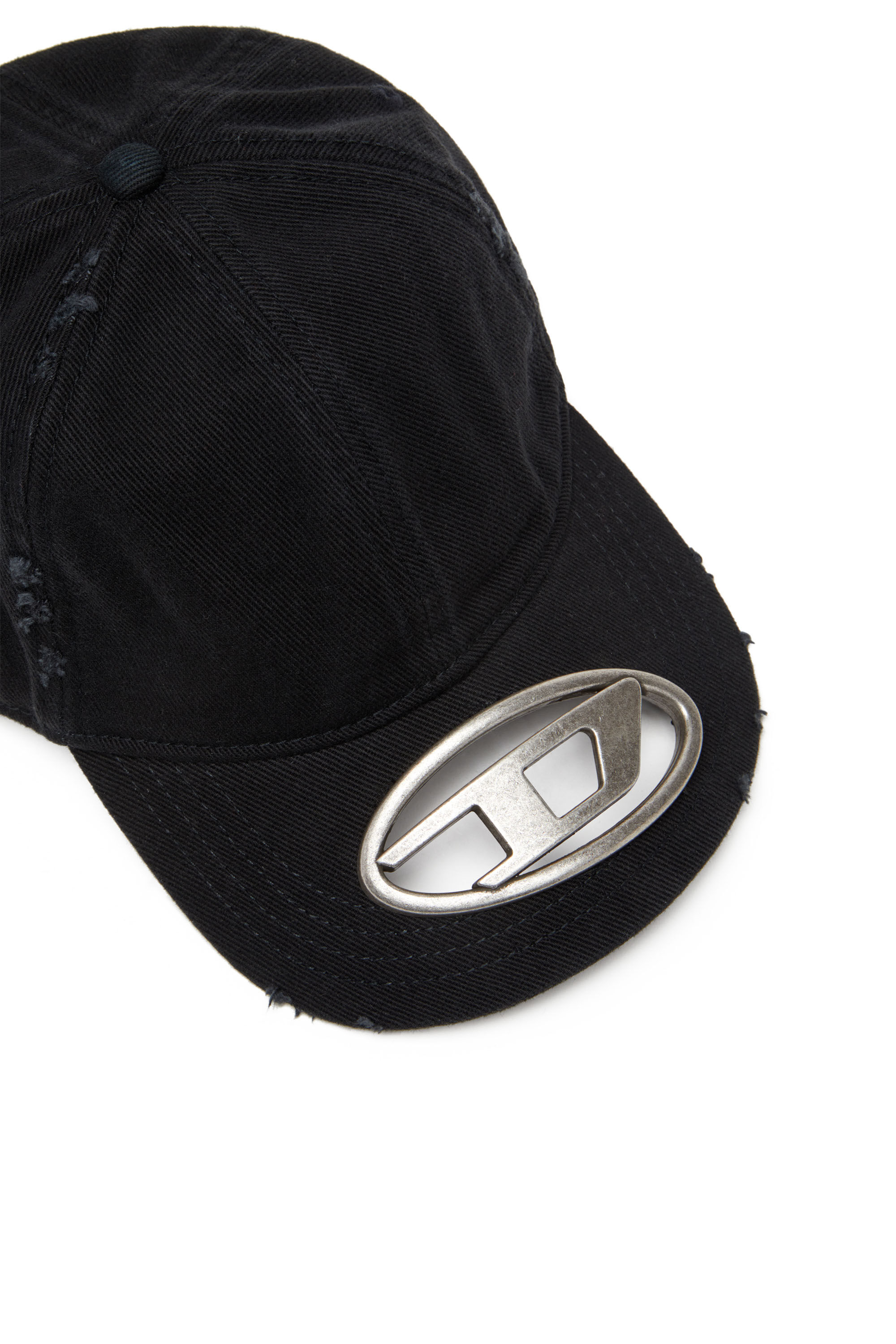 【公式完売品】diesel C-Beast-A1 帽子 キャップ オーバルD Men's Baseball cap with metal Oval D plaque | Diesel C-BEAST-A1