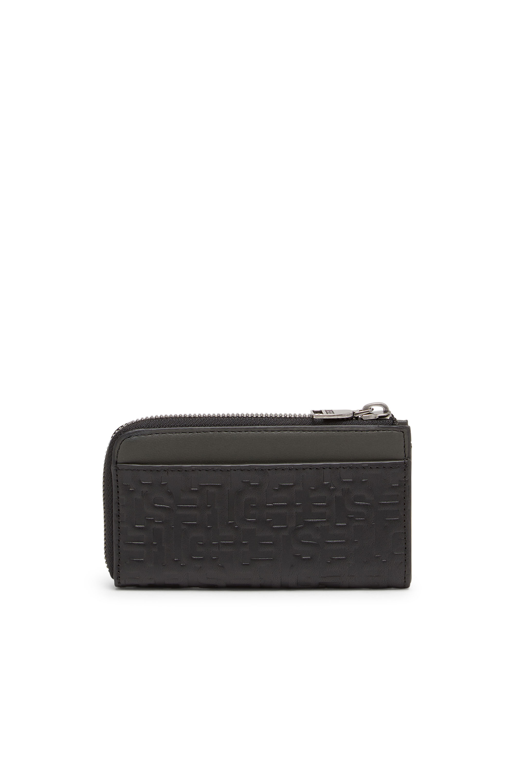 Diesel - KEY POUCH, Male's Monogram leather key holder in Black - 2