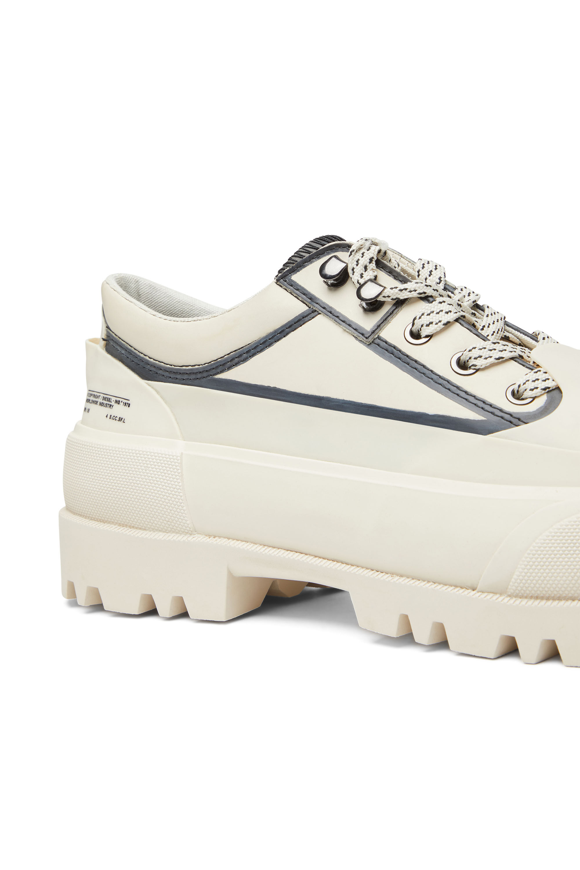 Diesel - D-HIKO SH X, D-Hiko SH X - Chaussure rangers en cuir et caoutchouc Homme in Polychrome - 6