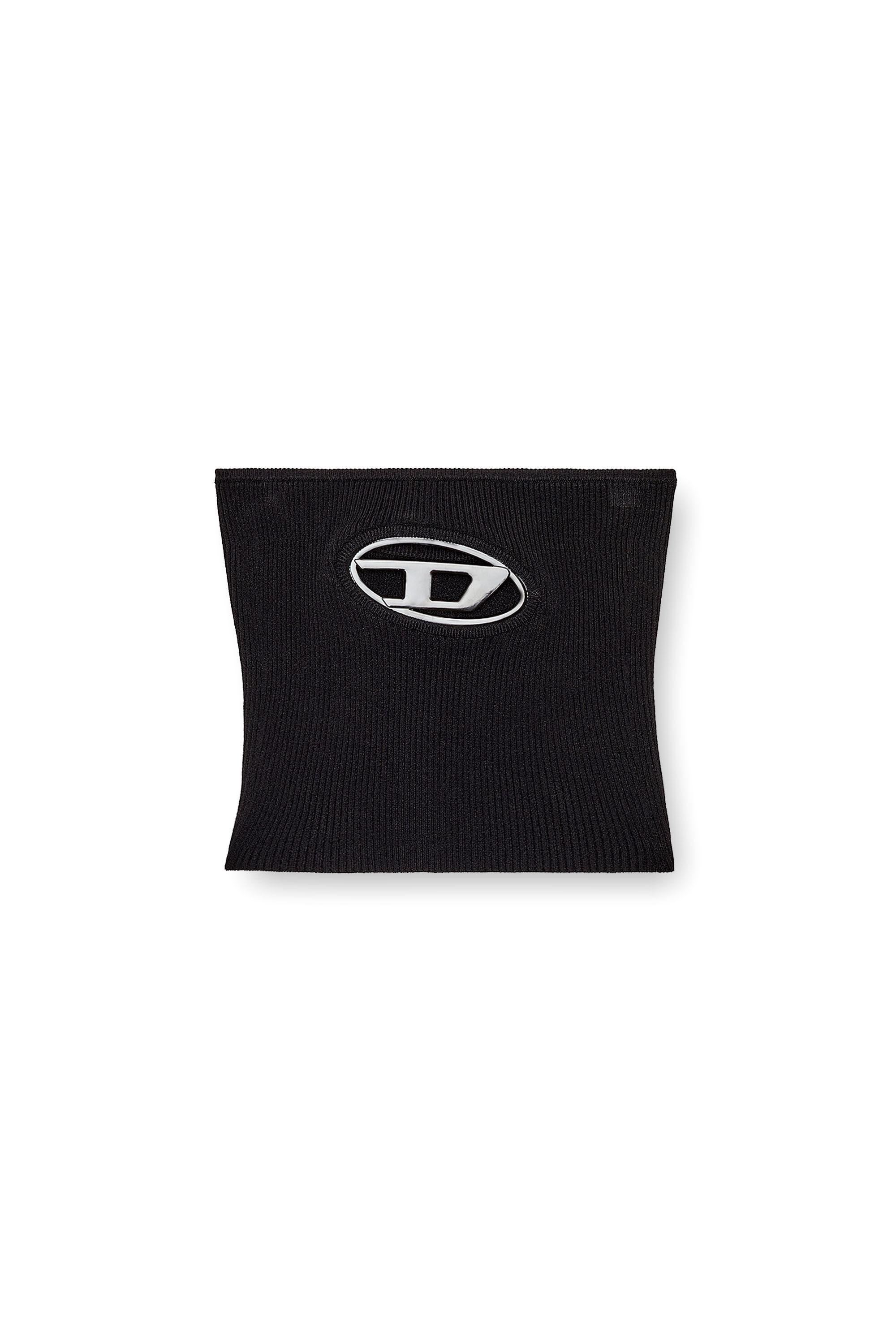 Diesel - M-CLARKSVILLE-A, Female's Bandeau top with oval D plaque in Black/Grey - 2