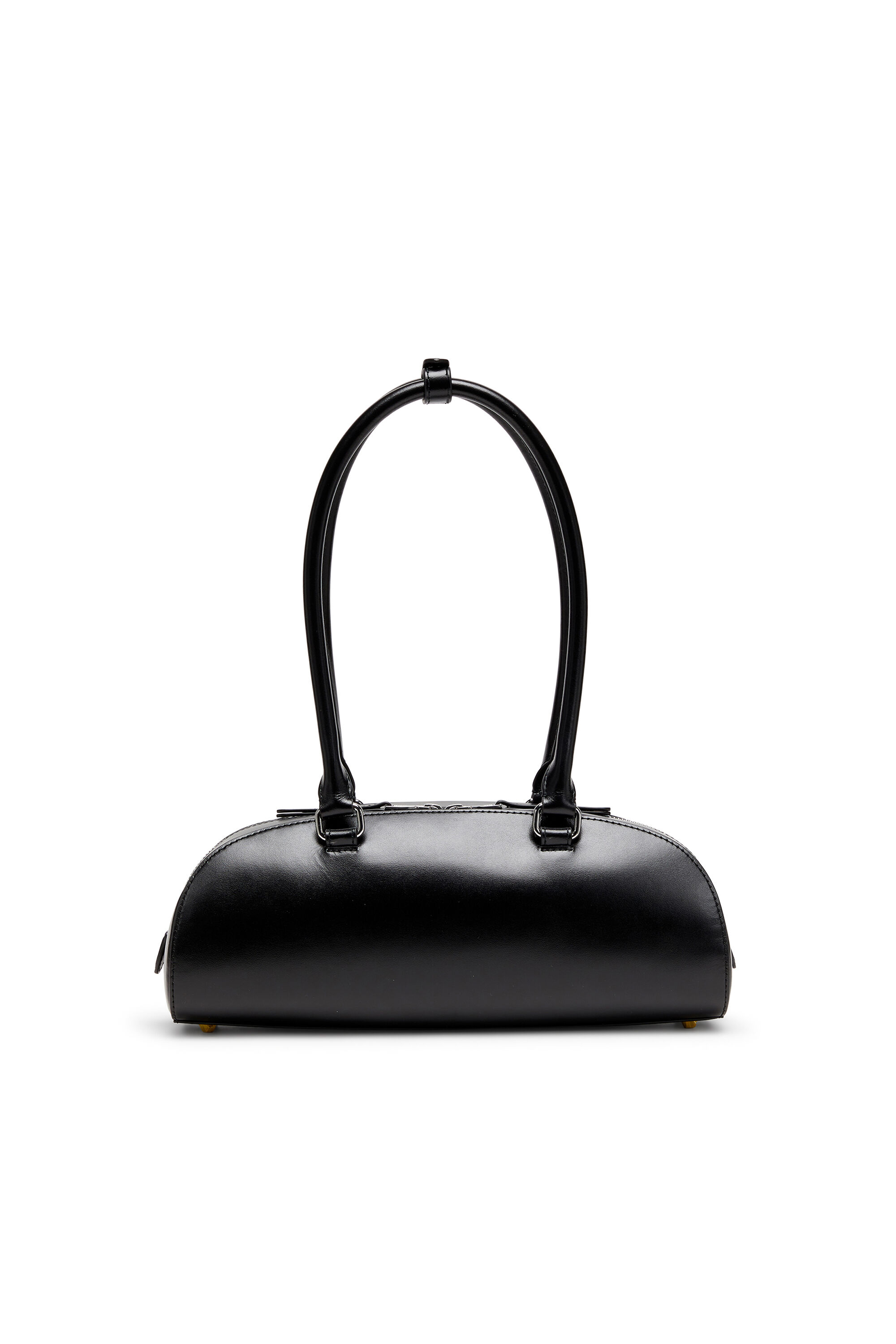 Women's 1DR Dome - Elongated bowling bag in leather | Black