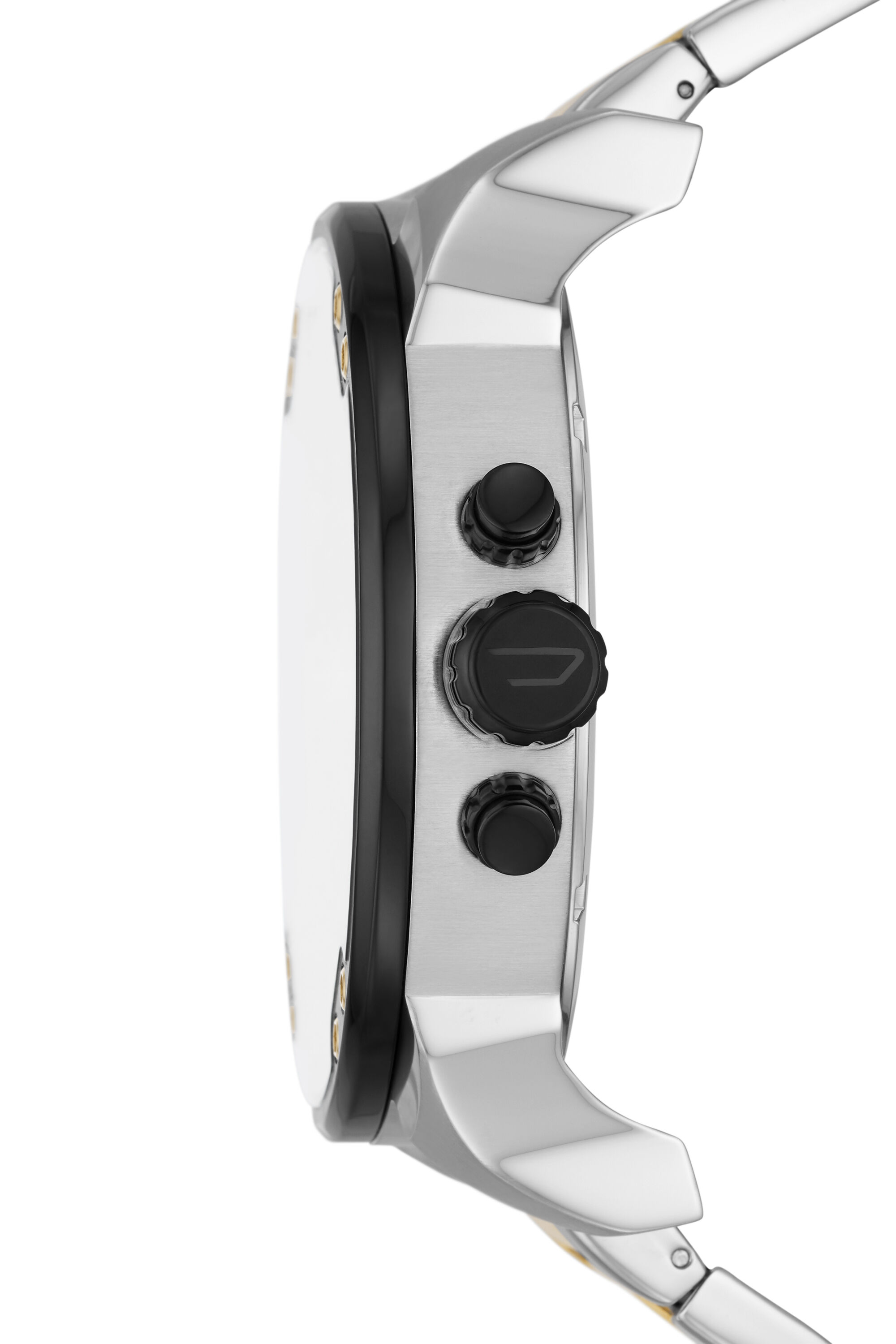 DZ7459: Black, silver and gold men's watch | Diesel Mr. Daddy 2.0