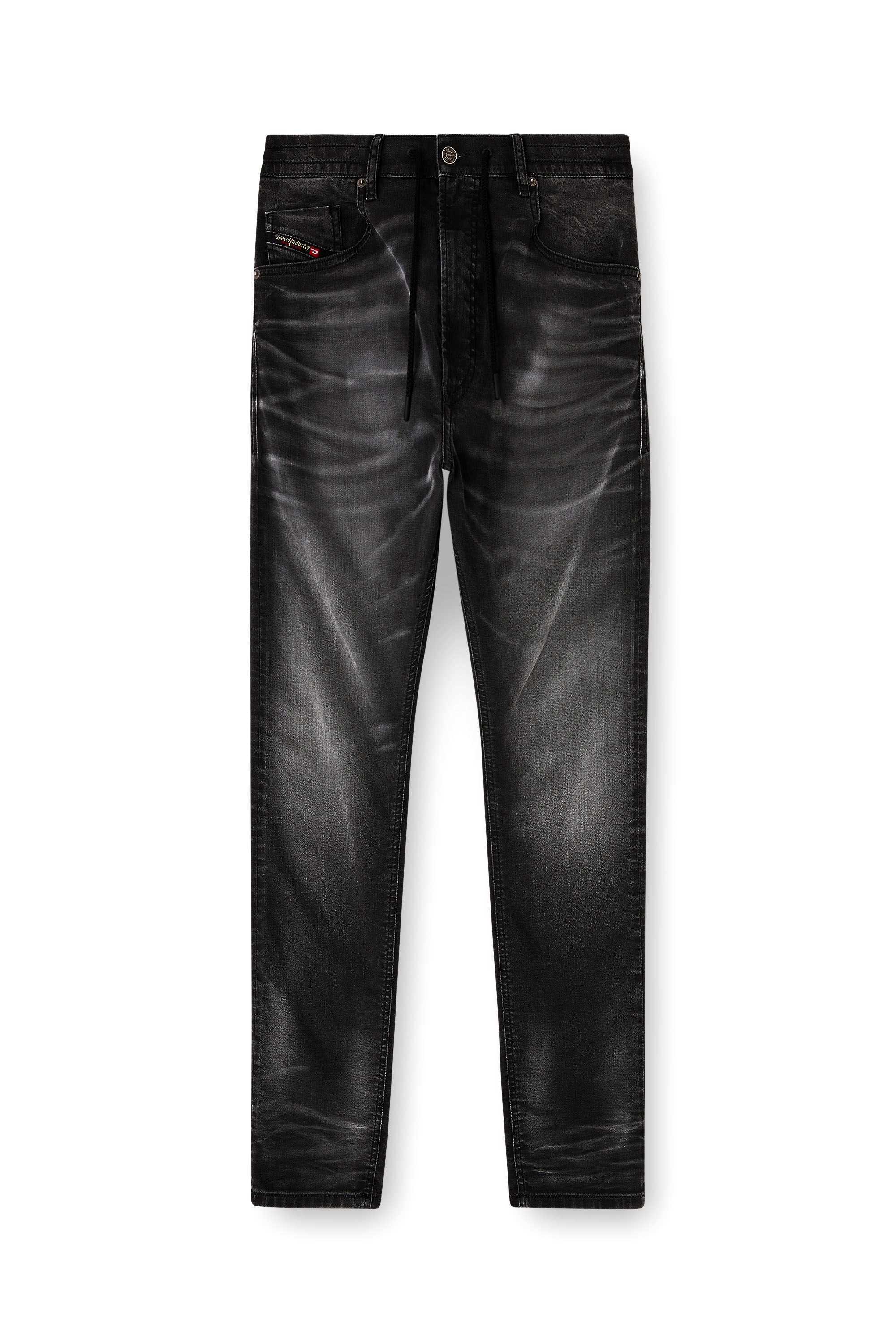 Men's Regular Jeans | Black/Dark grey | Diesel 2032 D-Krooley
