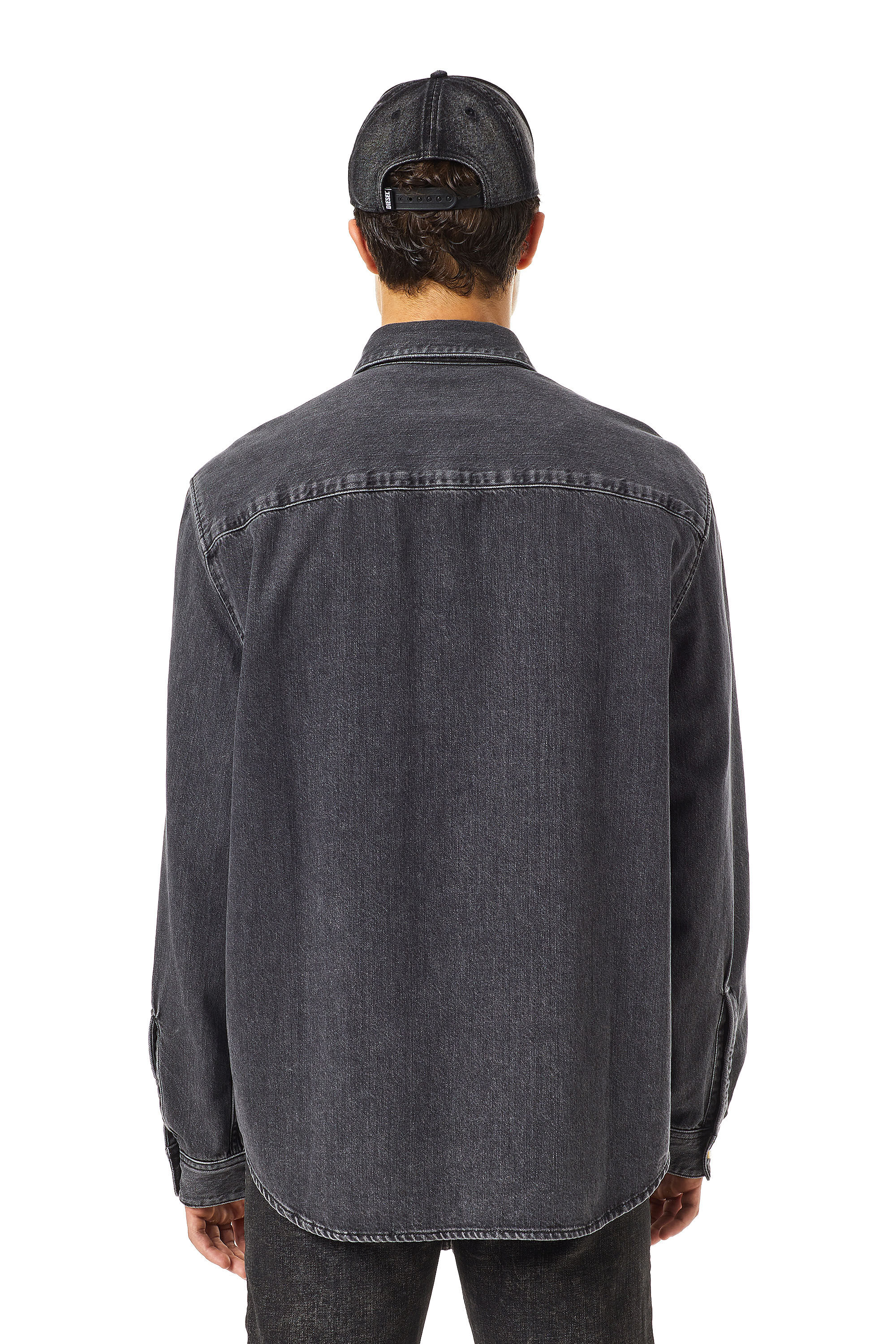 D-SIMPLY Men's Regular-fit Shirt | Dark Grey | Diesel