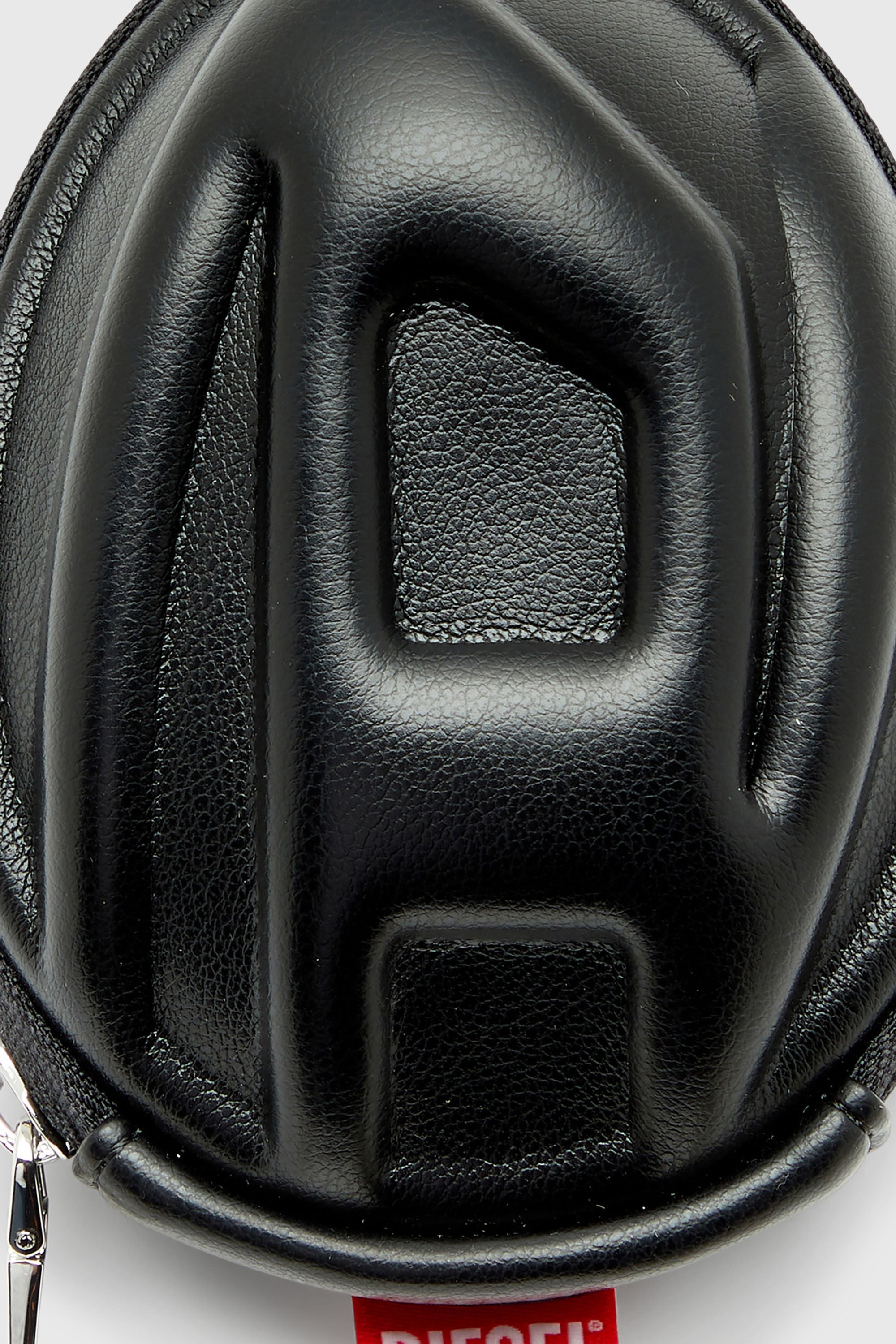 Diesel - CHARM-POD, Charm en PU mat avec logo Oval D Homme in Noir - 3