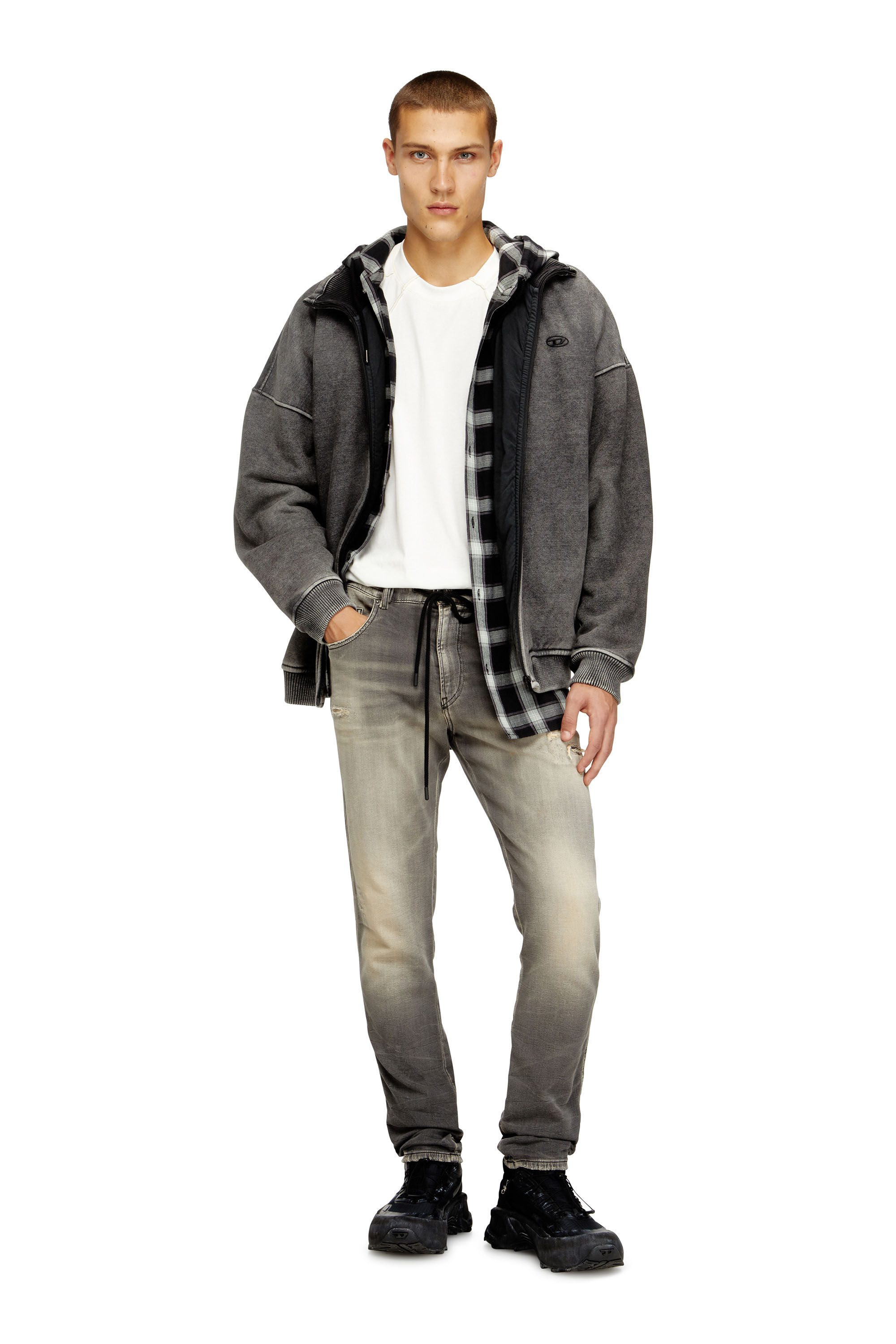 Men's Slim Jeans | Light Grey | Diesel 2062 D-Strukt Joggjeans®