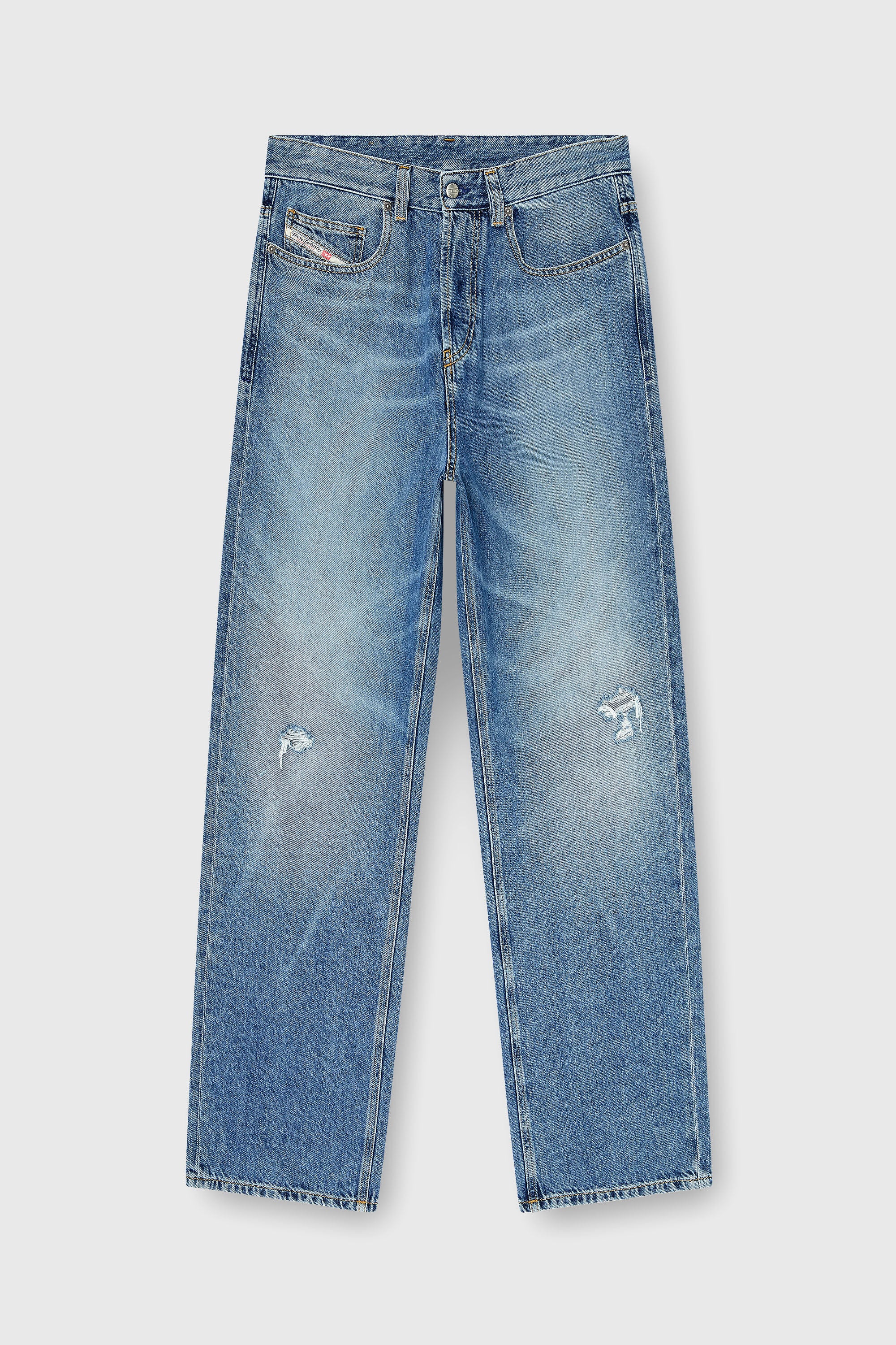 Men's Relaxed Jeans | Low Waist 2001 D-MacroMedium blue | Diesel US