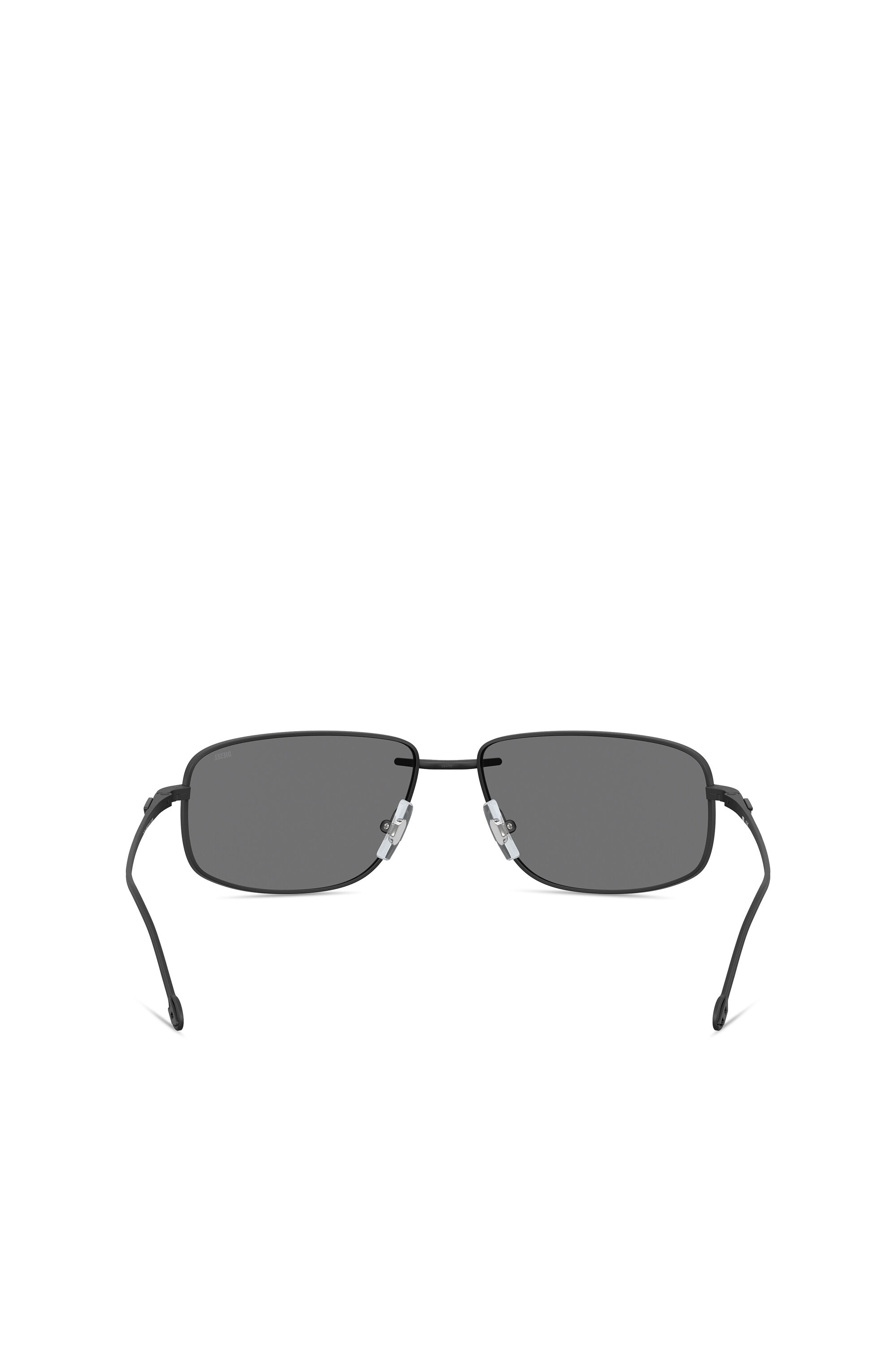 Diesel - 0DL1005, Lunettes de soleil en métal de forme Racer Mixte in Noir - 3