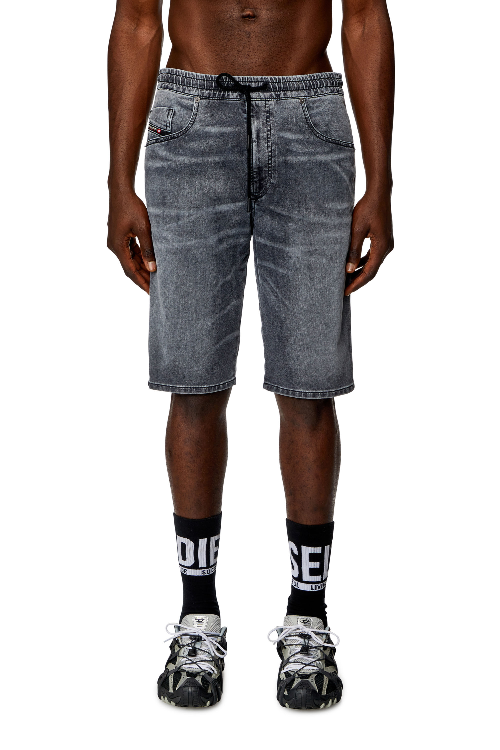 Men's Chino shorts in JoggJeans | Black | Diesel