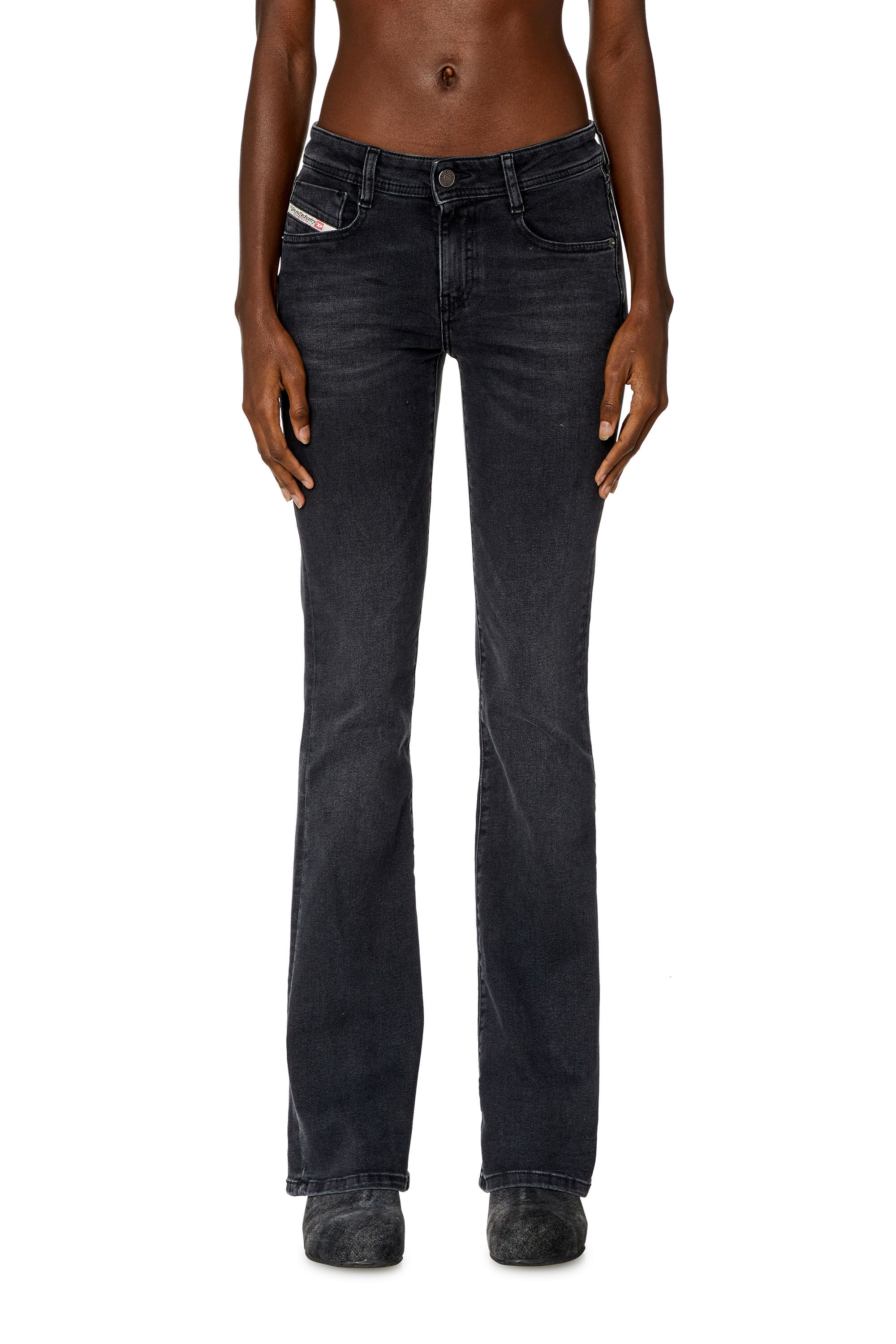 Diesel - Woman's Bootcut Jeans 1969 D-Ebbey 0PFAS, Black/Dark grey - 3