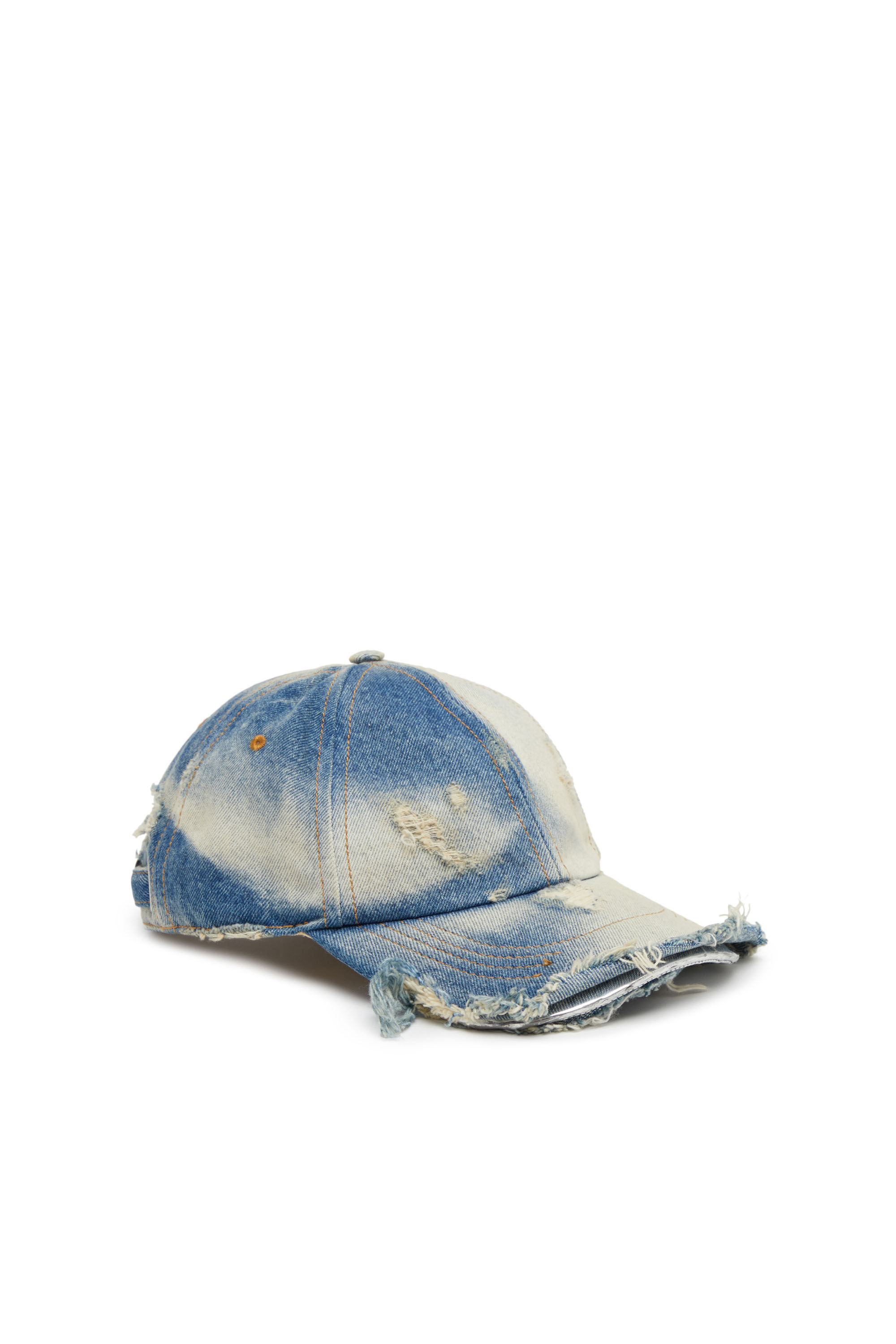 C-IYASU Man: Faded distressed denim baseball cap | Diesel