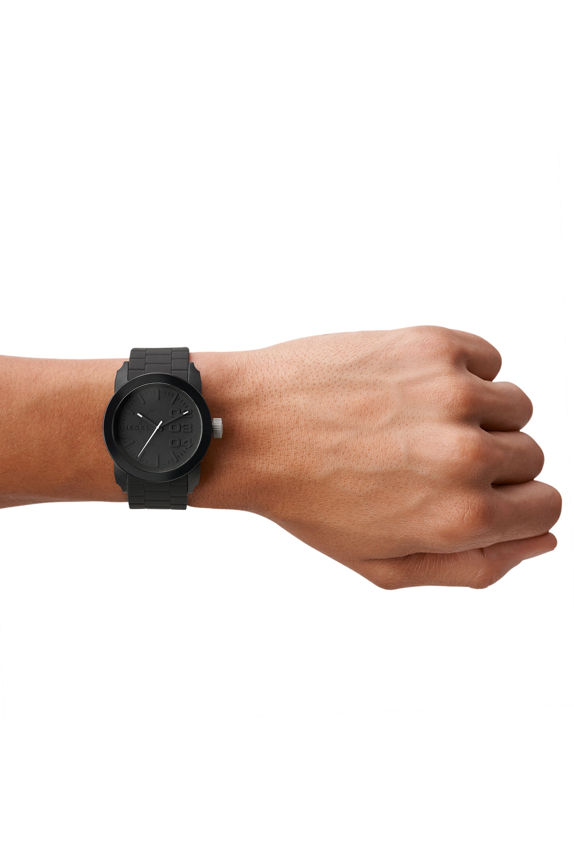 DZ1437 Man: Viewfinder watch in silicone | Diesel