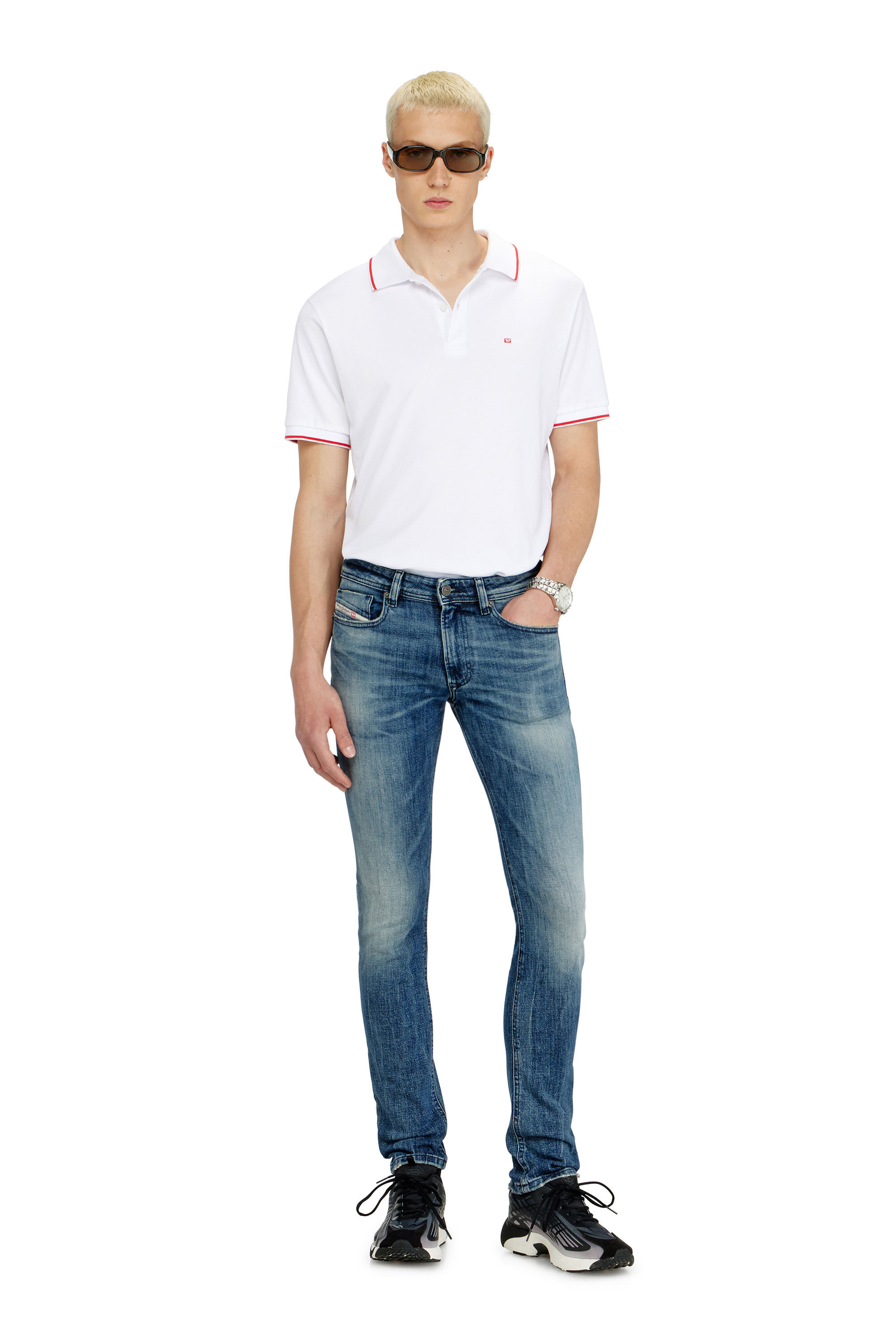 Diesel - Skinny Jeans 1979 Sleenker 0KBBE Homme, Bleu moyen - Image 1