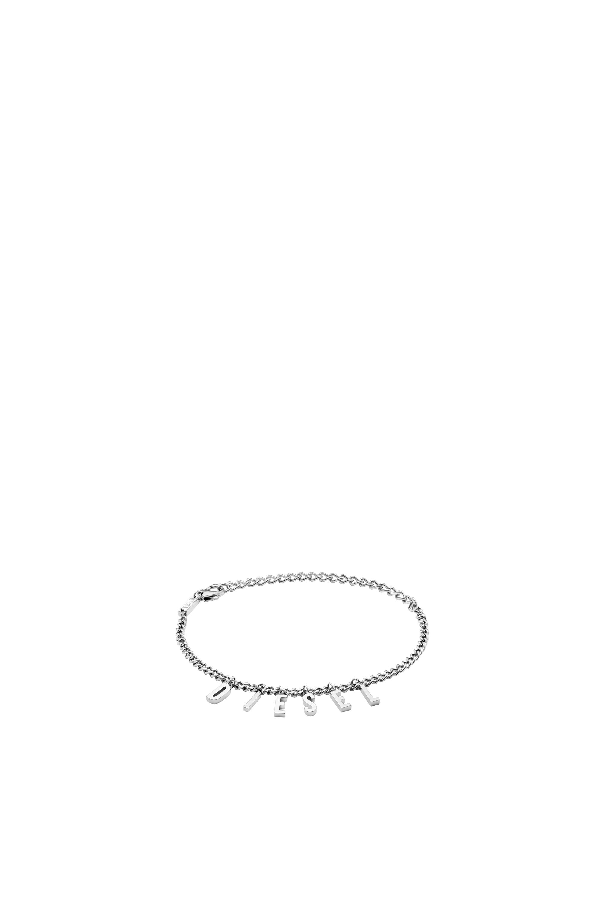 Diesel - DX1493, Unisex's Stainless steel chain bracelet/anklet in Silver - 1