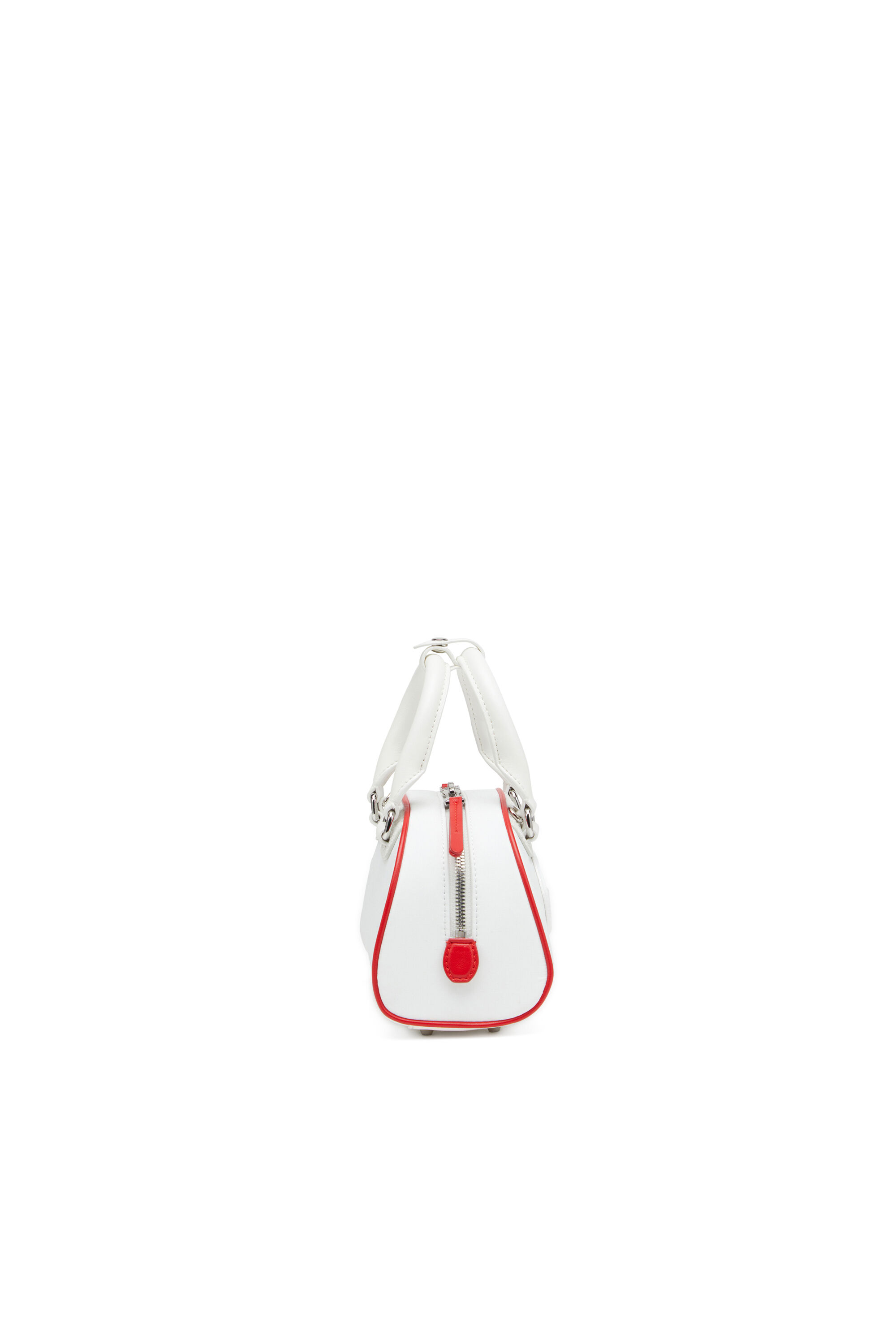 Women's 1DR Dome-Colour-block mini bowling bag | White | Diesel