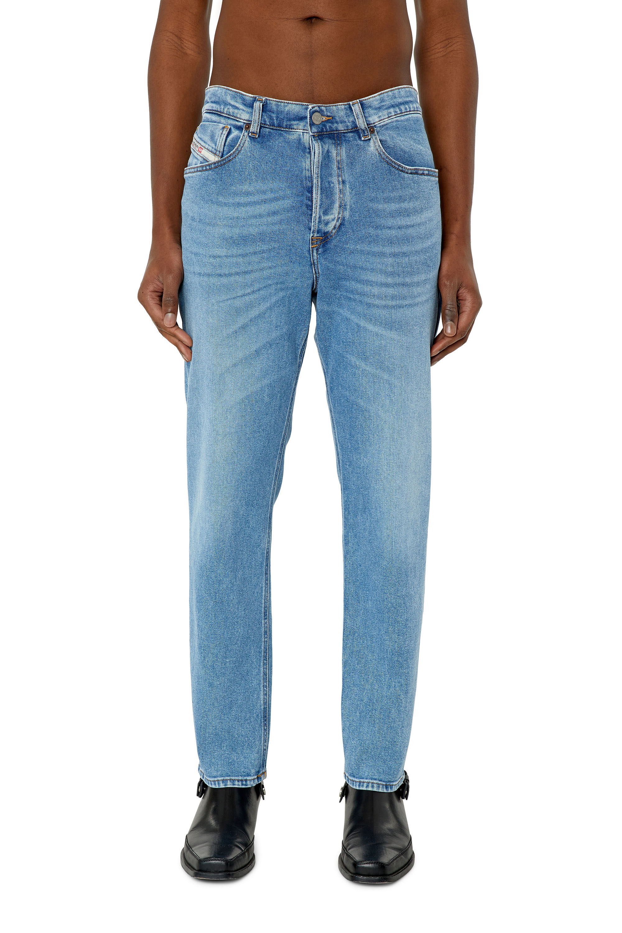 Diesel - Regular Jeans 2005 D-Fining 9B92L Homme, Bleu Clair - Image 3