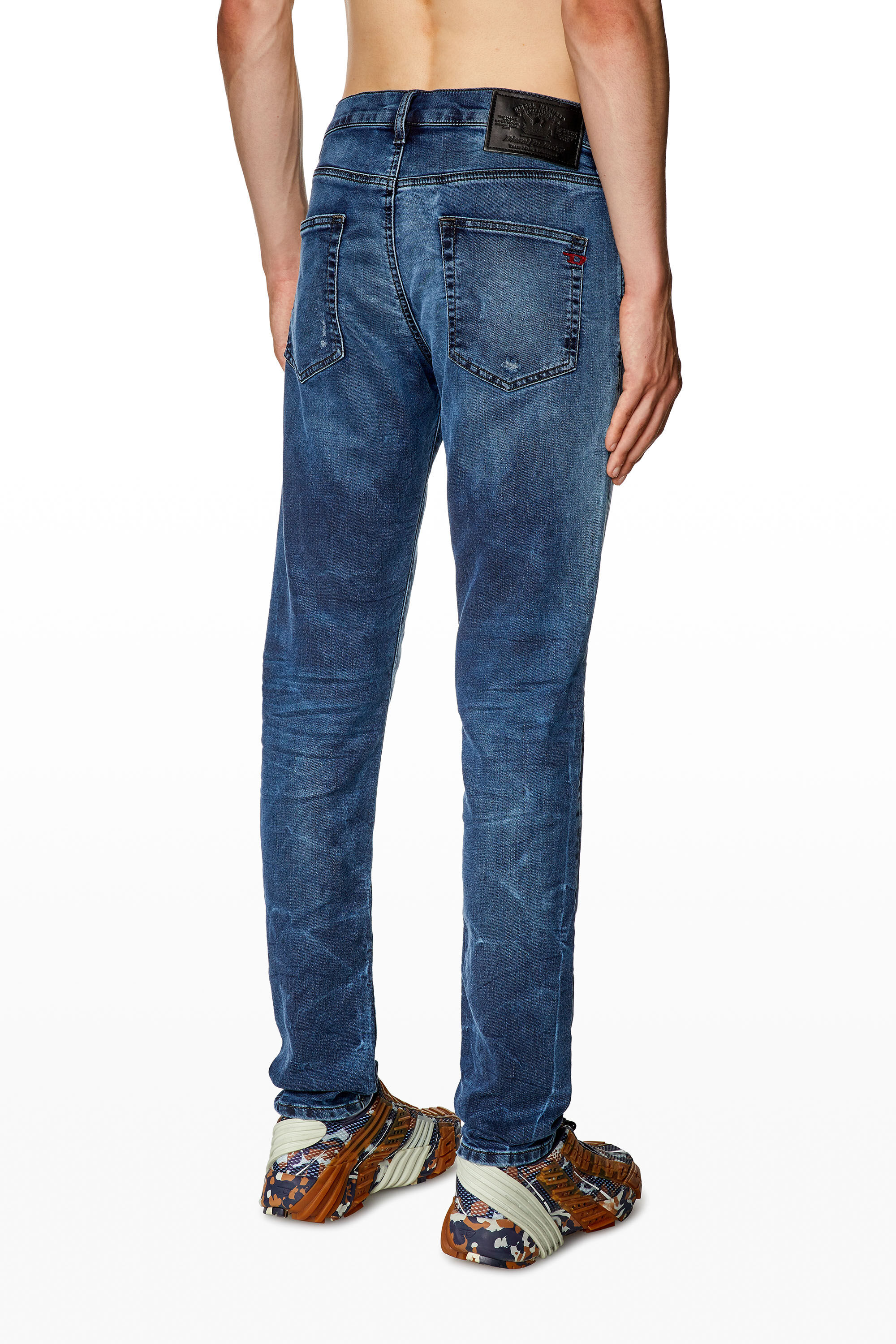 Diesel - Male's Slim 2060 D-Strukt Joggjeans® E9H11, Dark Blue - 4