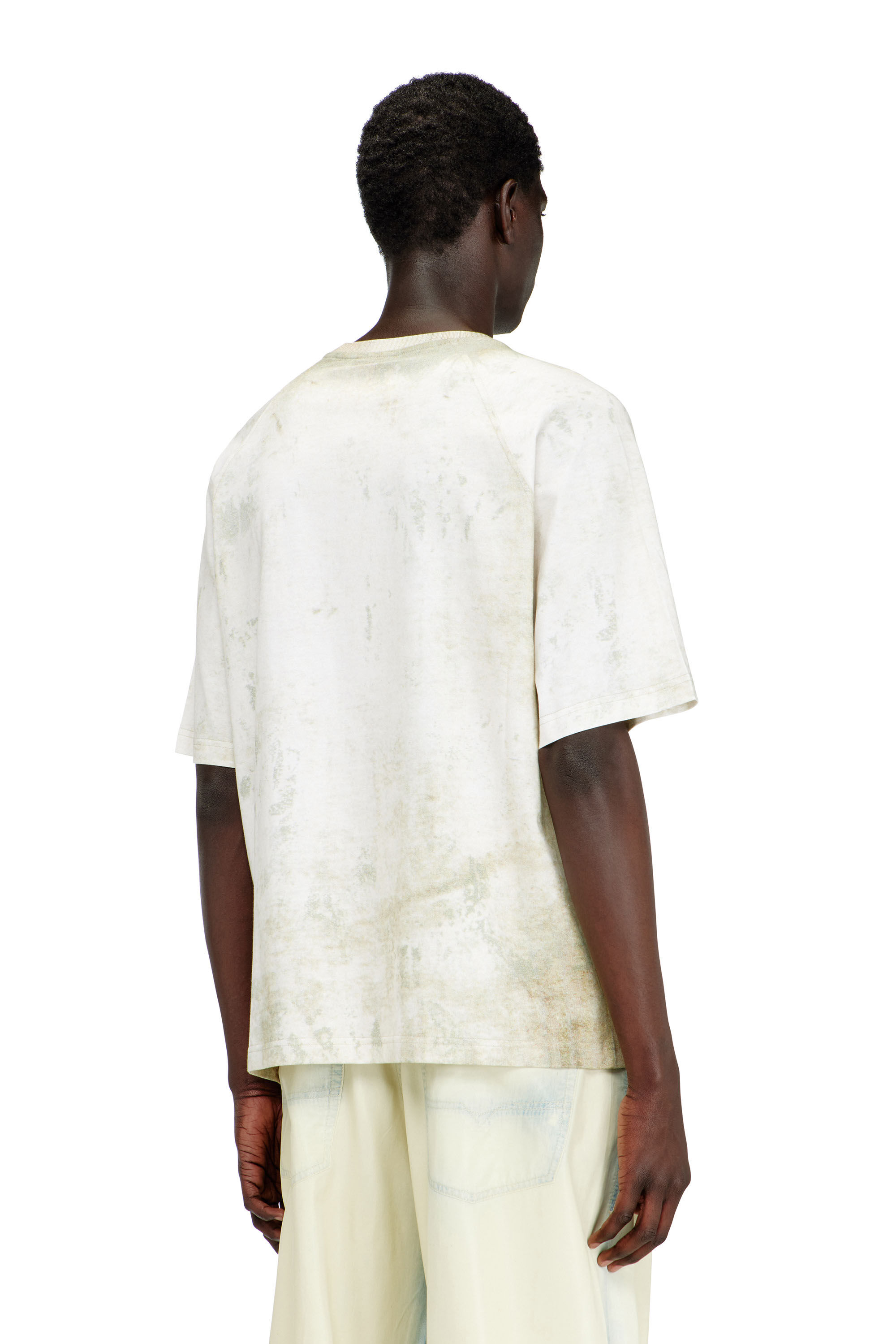 Diesel - T-CLINT, Male's T-shirt with animal print in Grey - 5