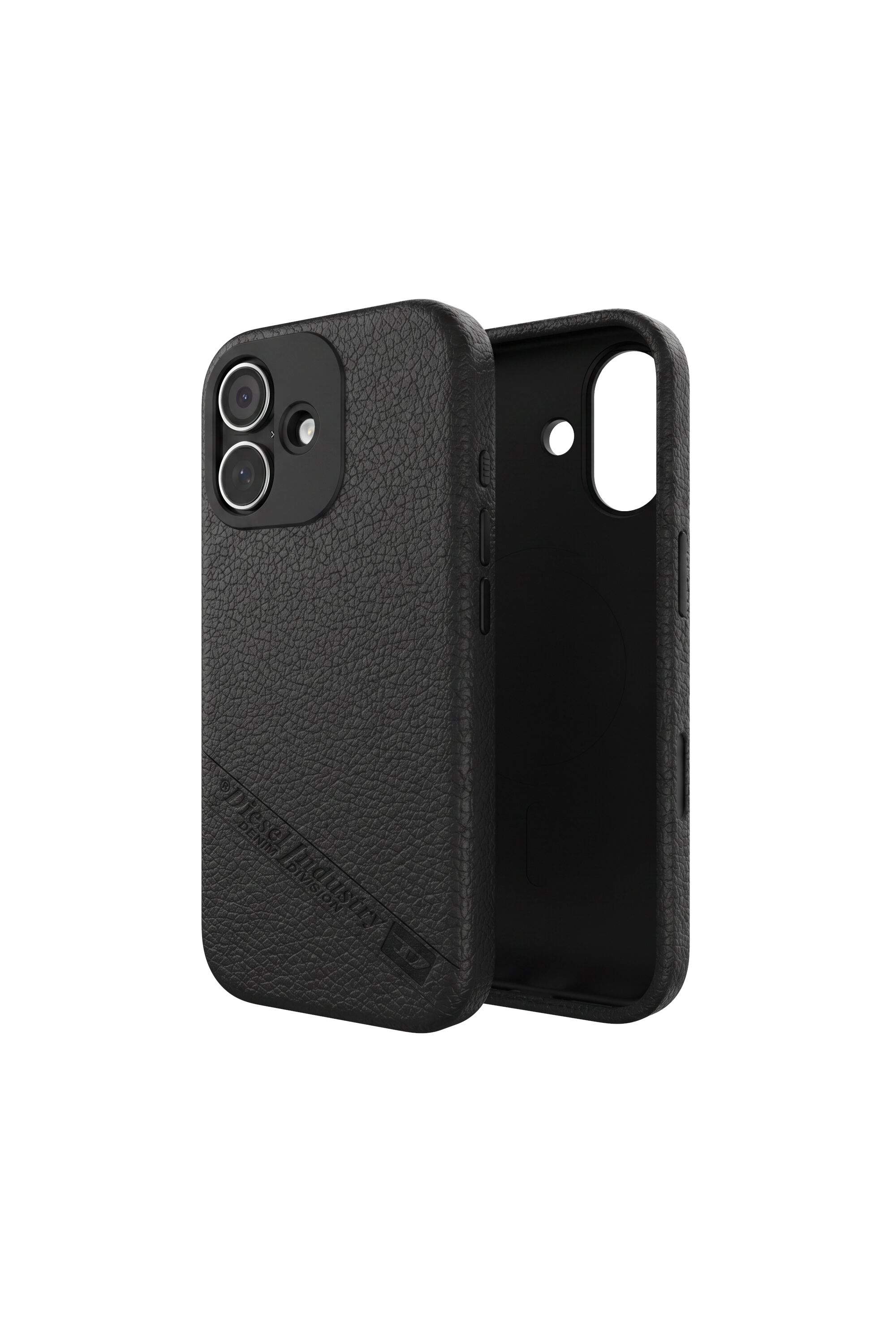 Diesel - 60640 MOULDED CASE, Unisex's Flag D case with MagSafe for iPhone 17 in Black - 1