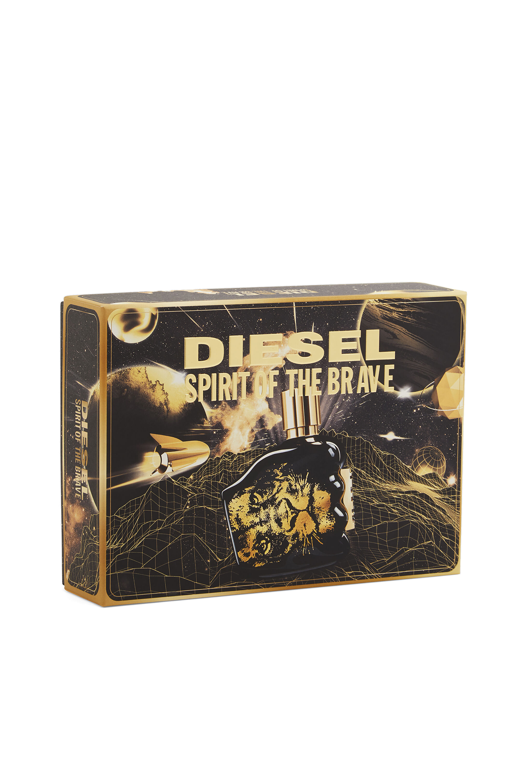 Diesel - SPIRIT OF THE BRAVE 50ML GIFT SET, Male's SPIRIT OF THE BRAVE Gift set in Black/Gold - 3