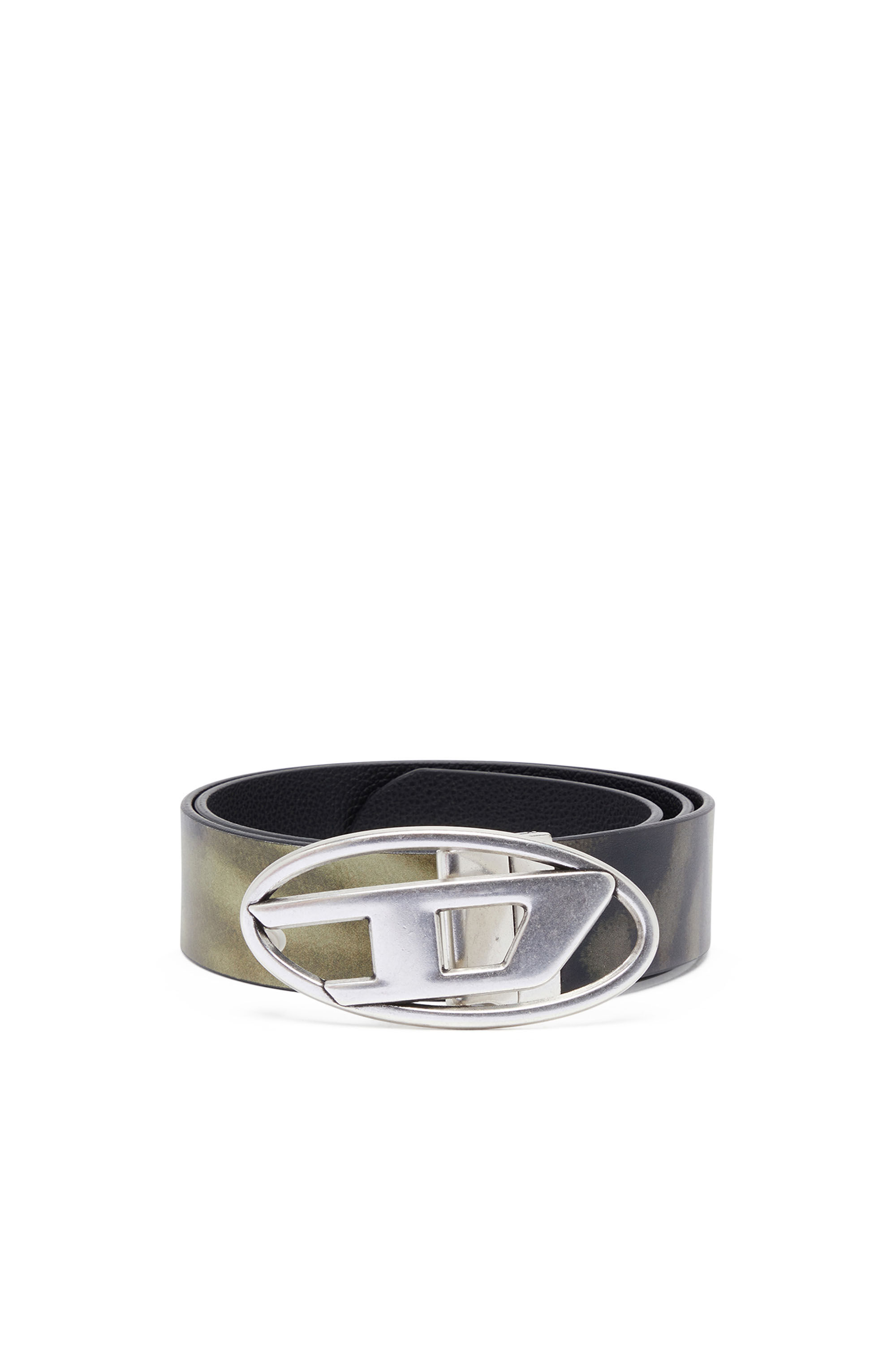 Diesel - B-1DR REV II, Ceinture réversible avec imprimé Homme in Polychrome - 1