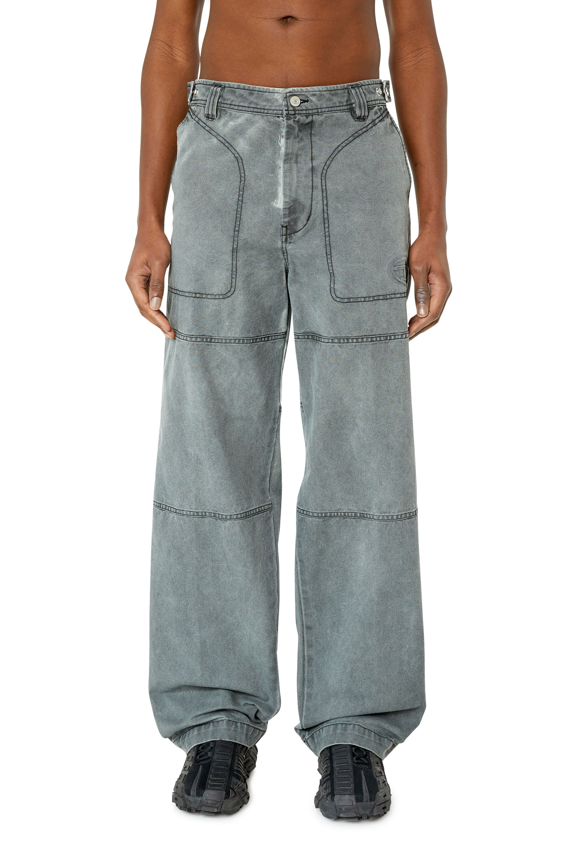 P-CHART Man: Workwear pants in treated canvas | Diesel